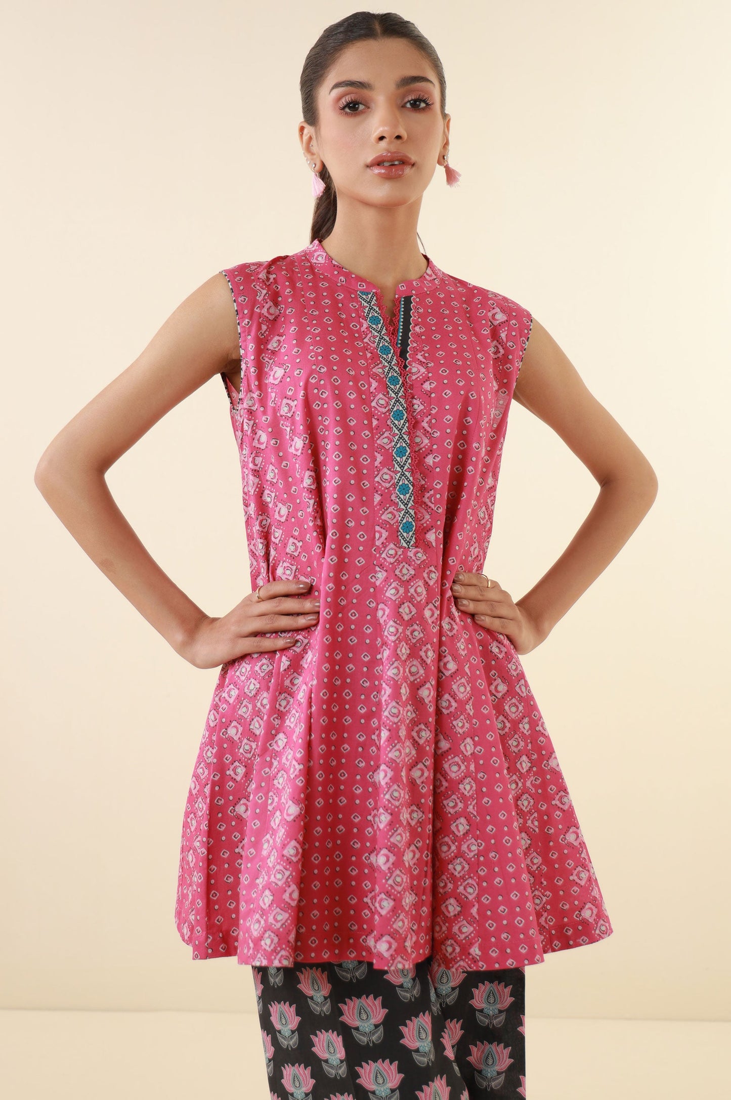Unstitched 2 Piece Printed Lawn Suit
