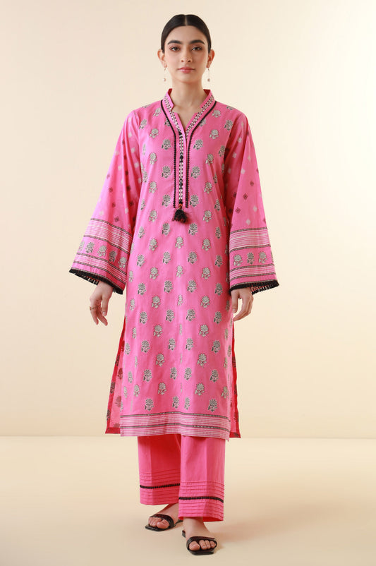 Unstitched 2 Piece Paste Printed Lawn Suit