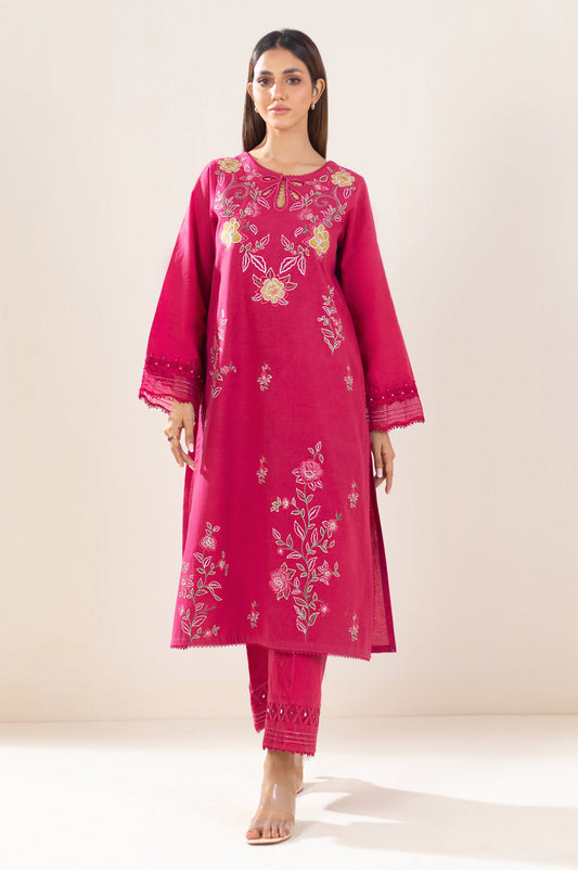 Unstitched 2 Piece Embroidered Lawn Suit
