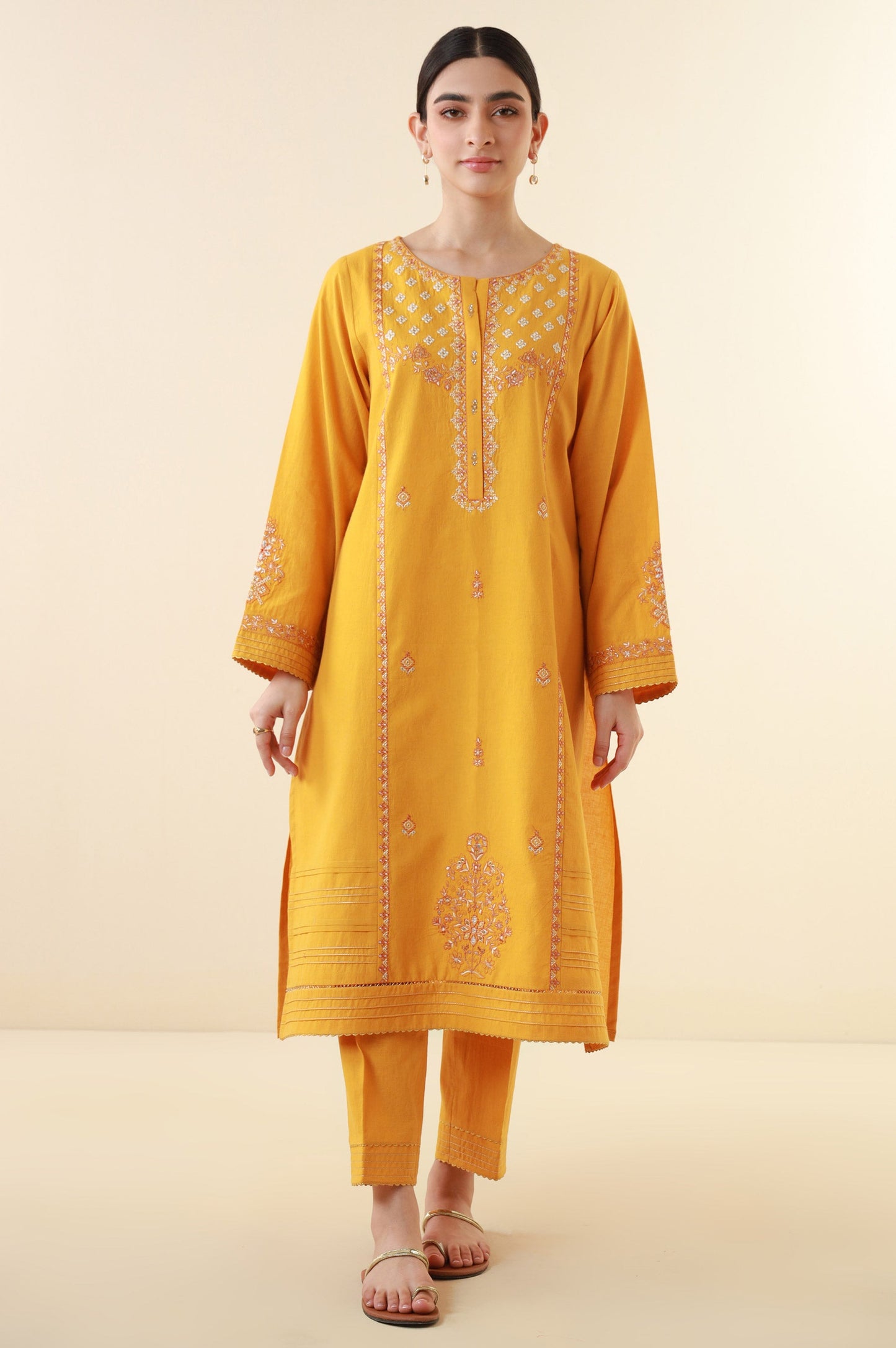 Unstitched 2 Piece Embroidered Lawn Suit