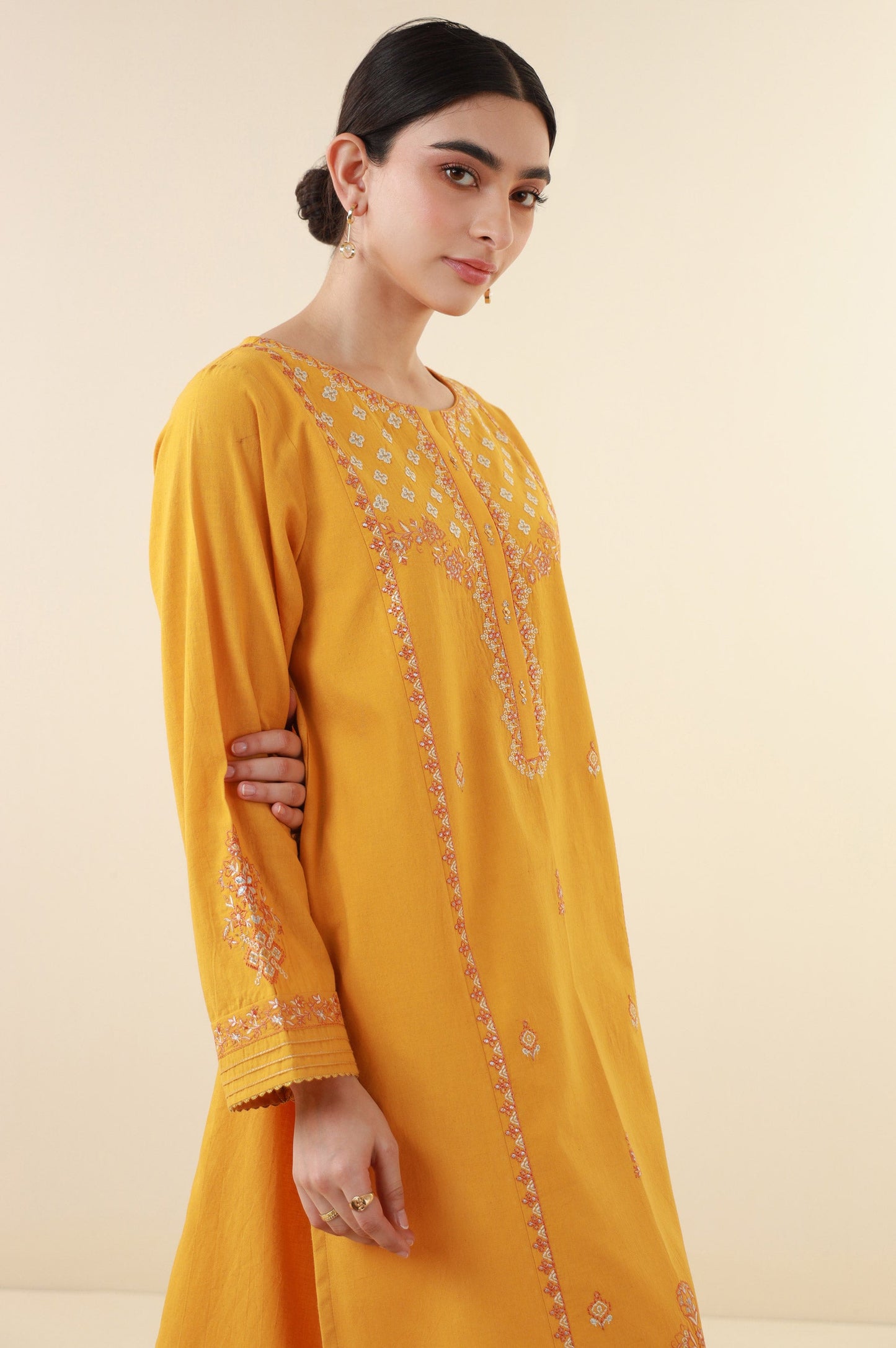 Unstitched 2 Piece Embroidered Lawn Suit