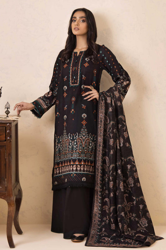 Unstitched 3 Piece Yarn Dyed Jacquard Suit