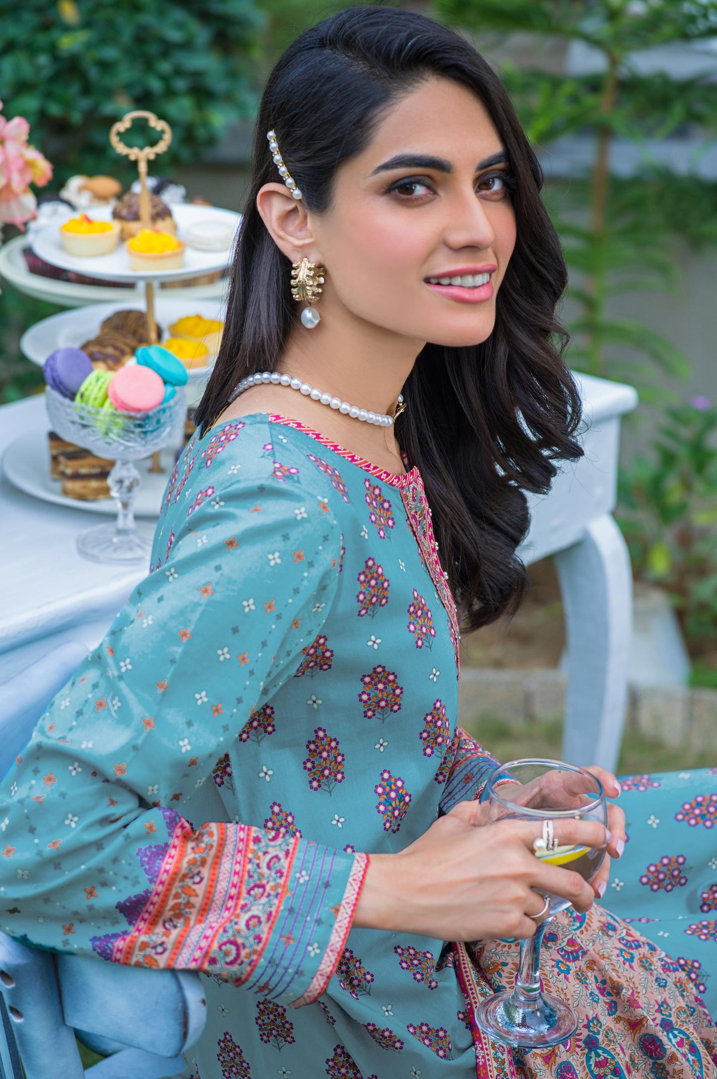 Stitched 3 Piece Printed Lawn Suit