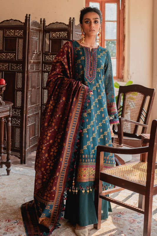 Unstitched 3 Piece Yarn Dyed Jacquard Suit