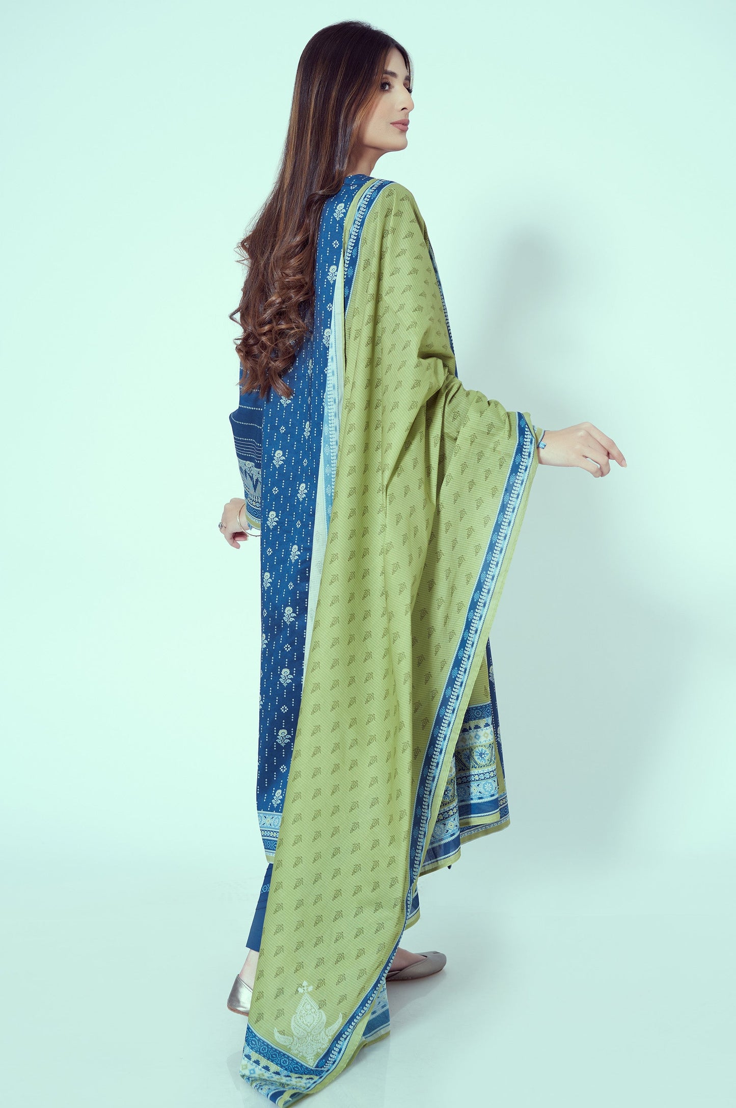 Unstitched 3 Piece Printed Lawn Suit