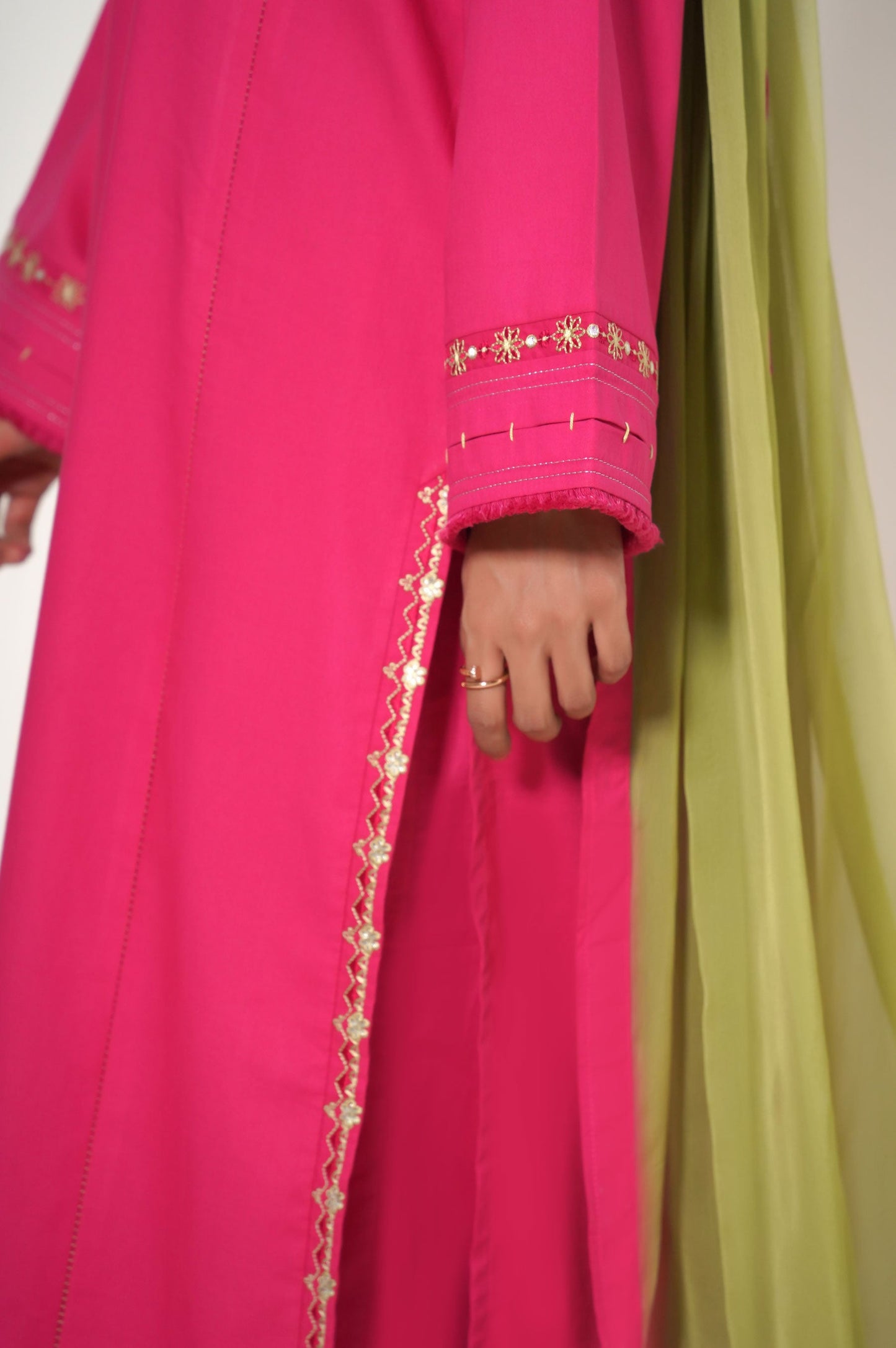 Stitched 3 Piece Embroidered Cambric Suit