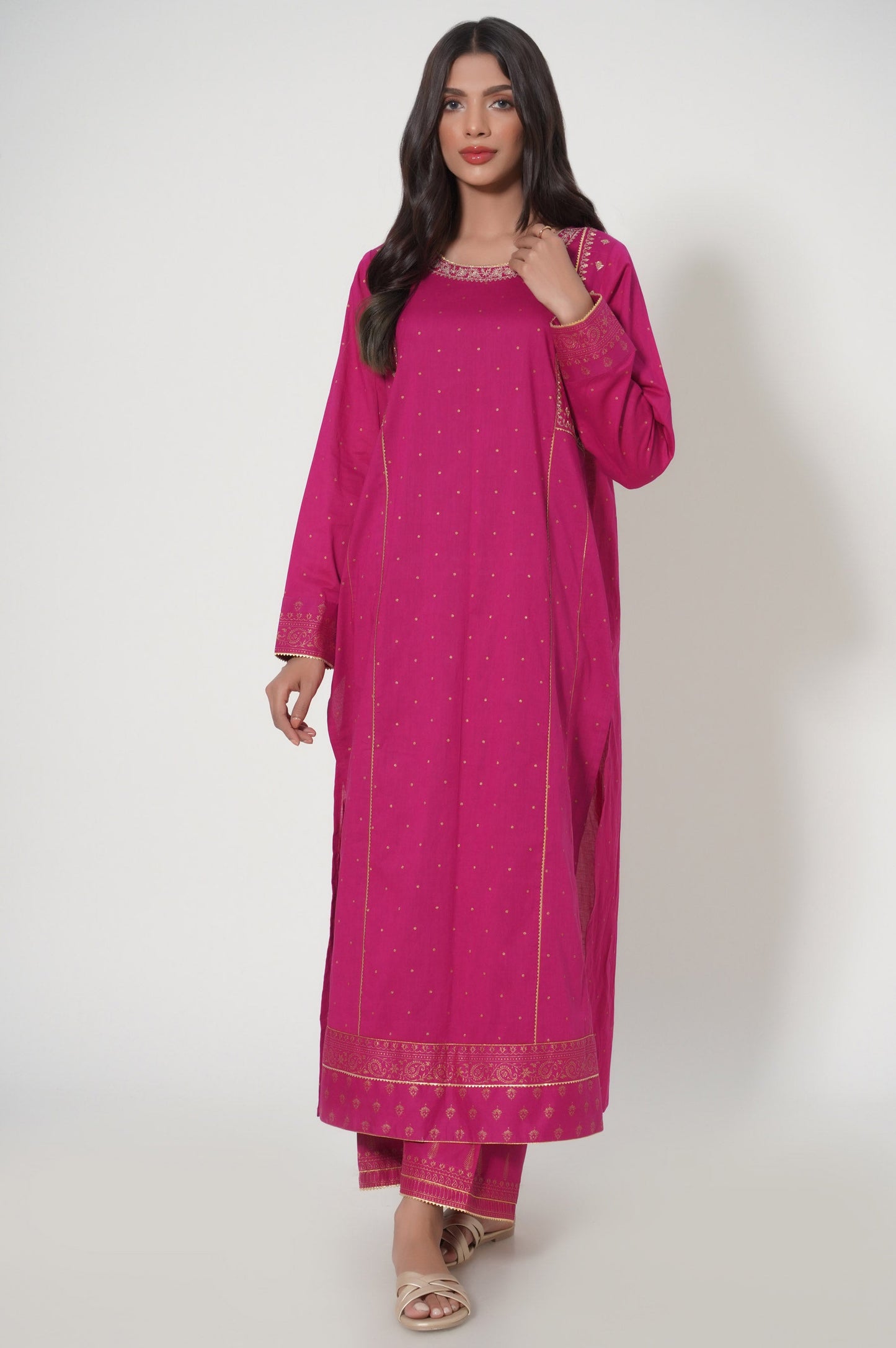 Unstitched 3 Piece Embroidered Lawn Suit