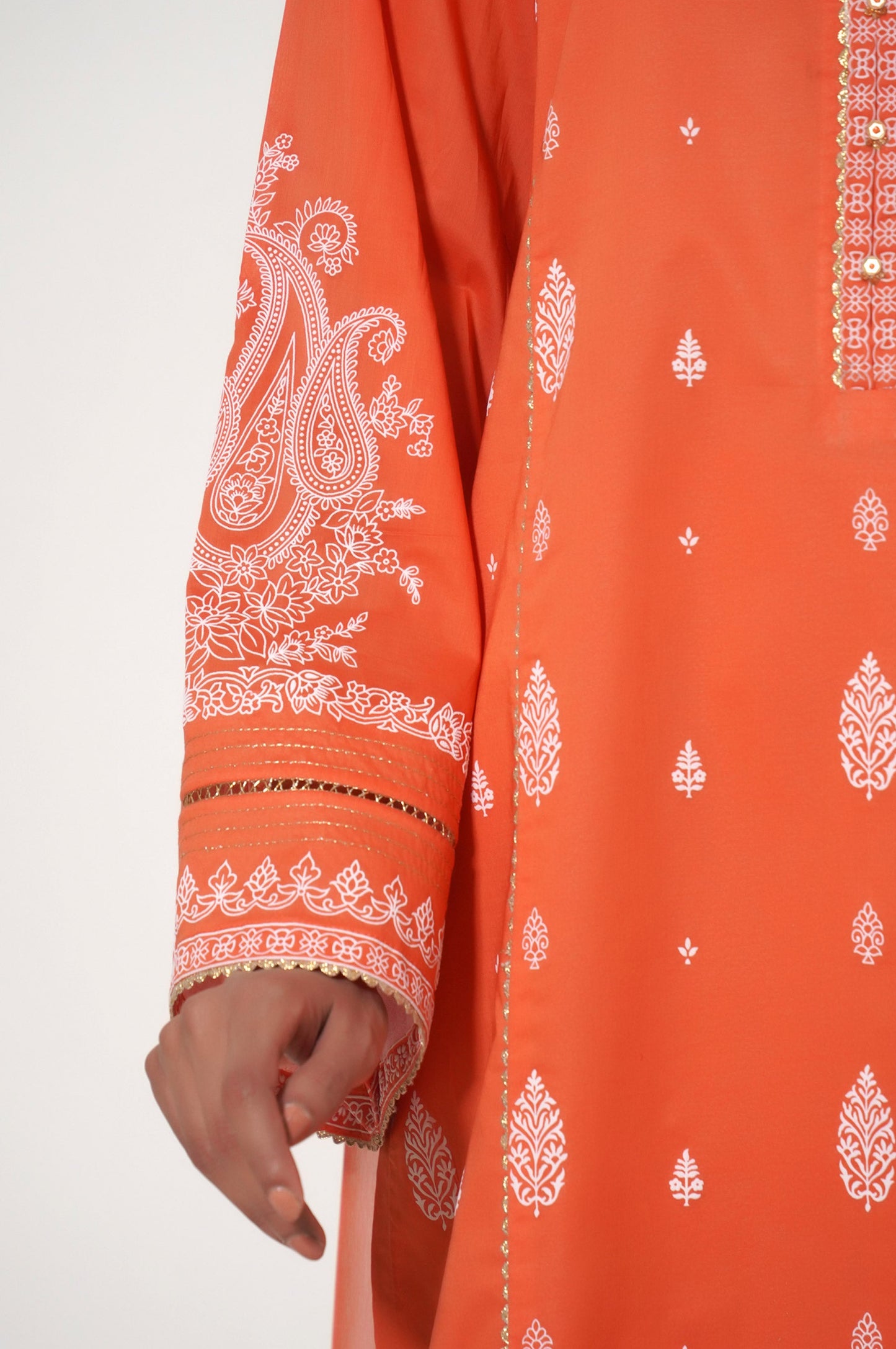 Unstitched 3 Piece Puff Printed Lawn Suit