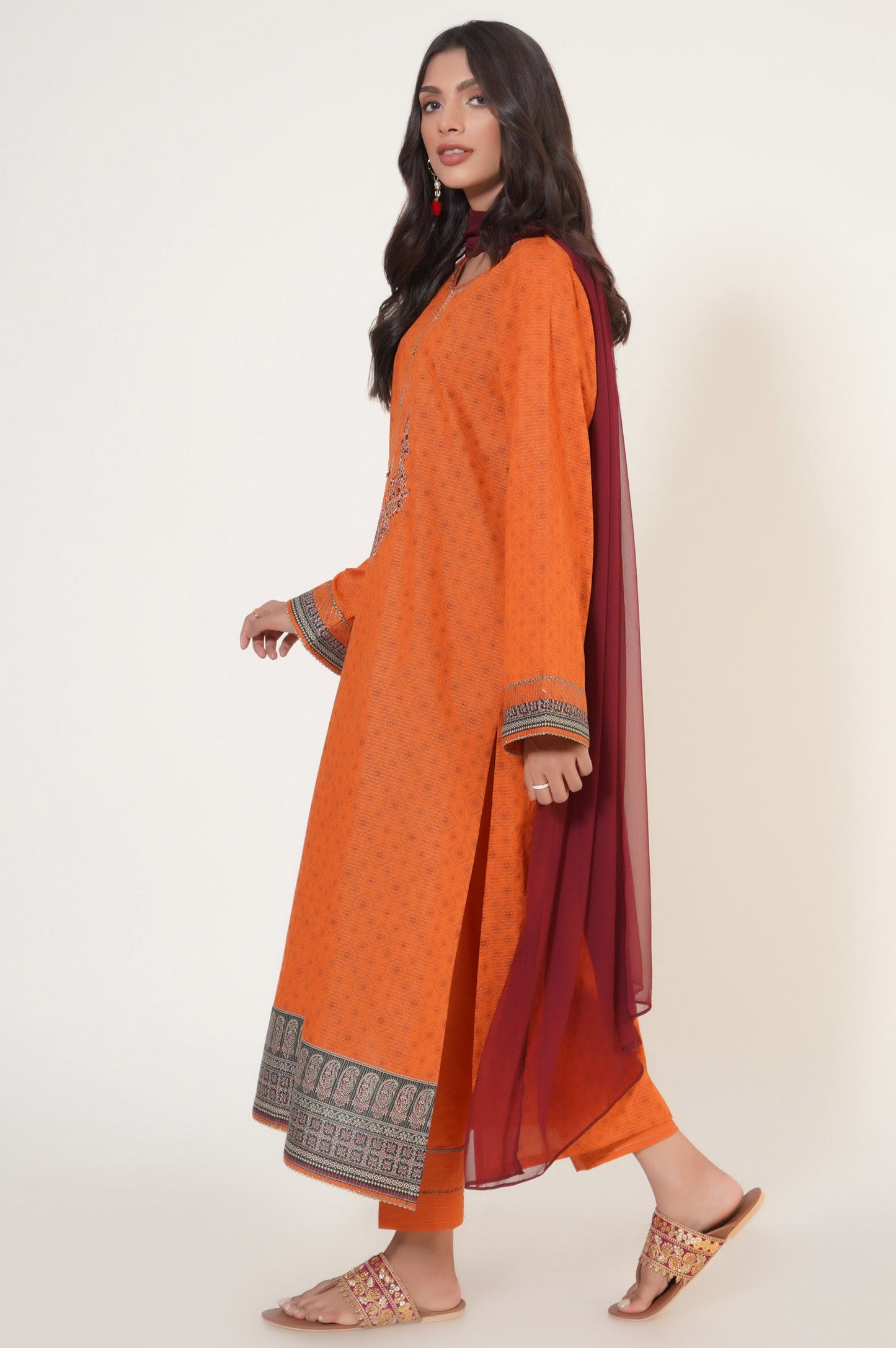 Stitched 3 Piece Printed Masuri Lawn