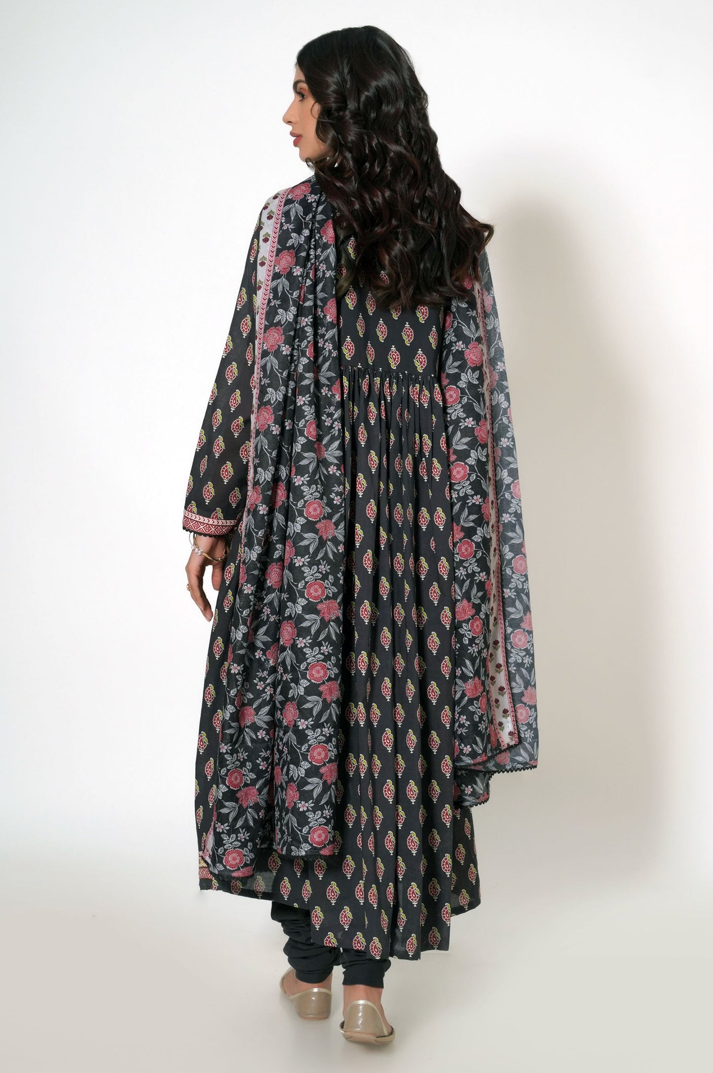 Unstitched 3 Piece Printed Lawn Suit