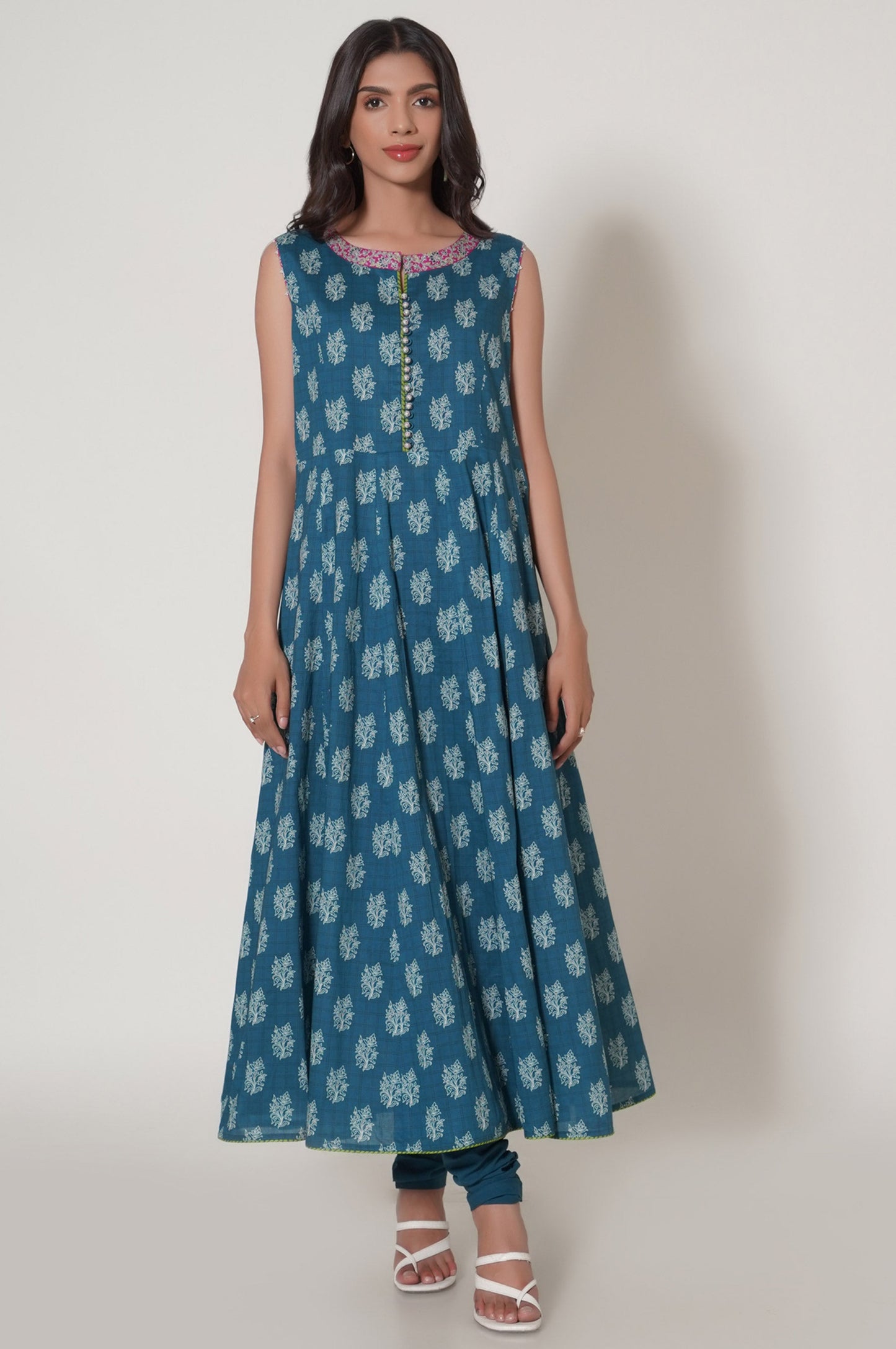 Unstitched 3 Piece Printed Cambric Suit