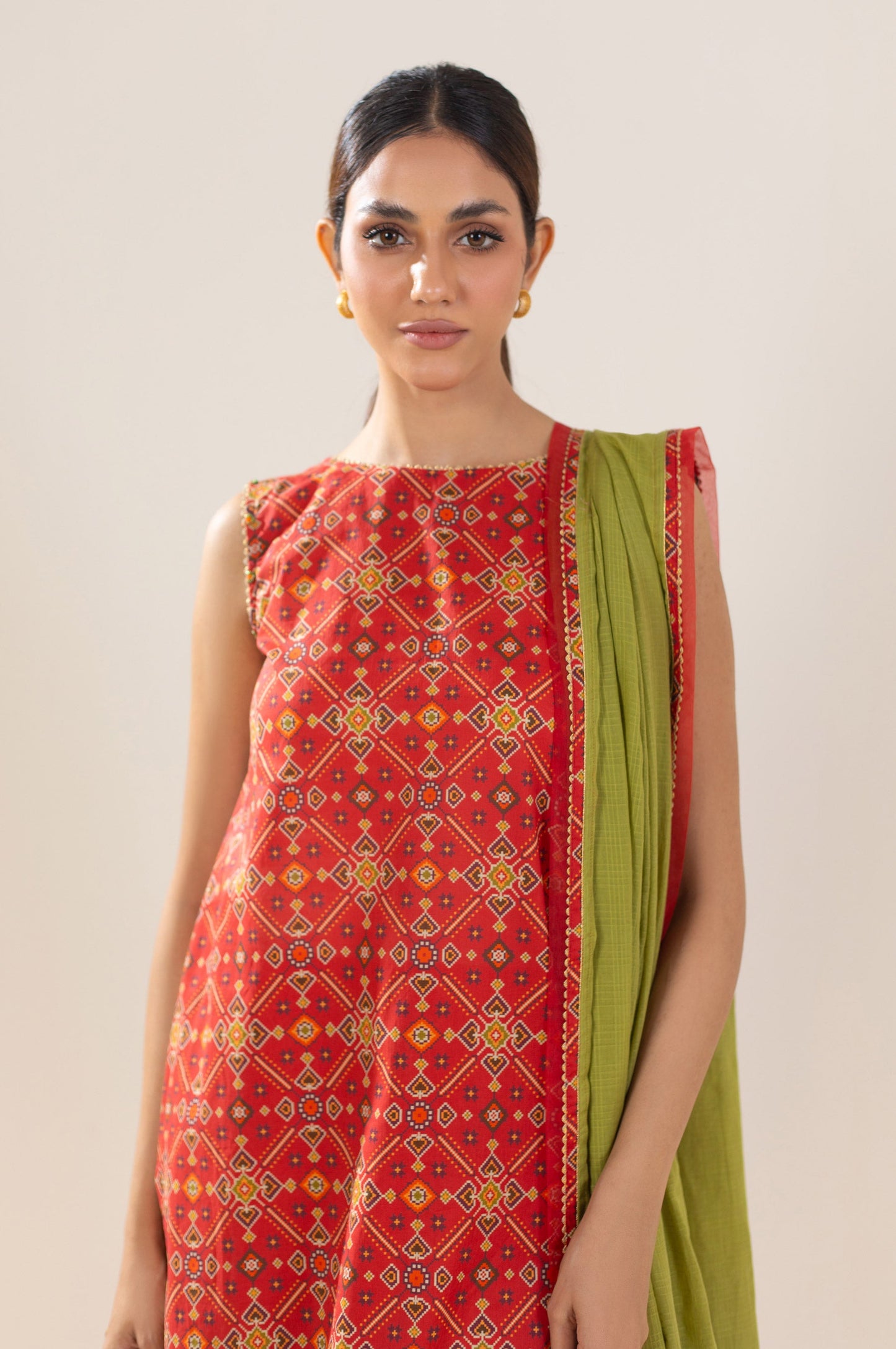 Unstitched 3 Piece Printed Lawn Suit