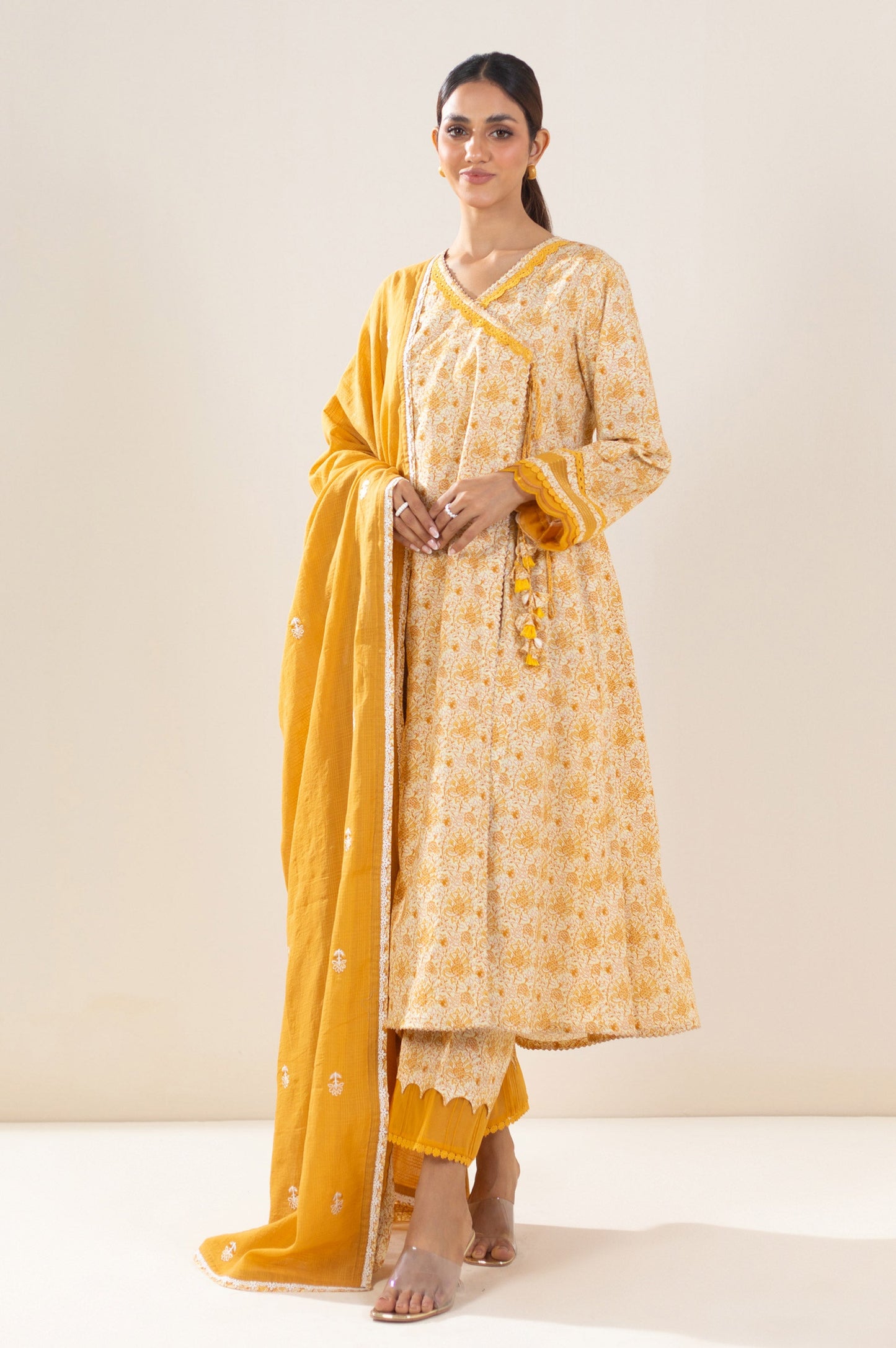 Unstitched 3 Piece Printed Lawn Suit