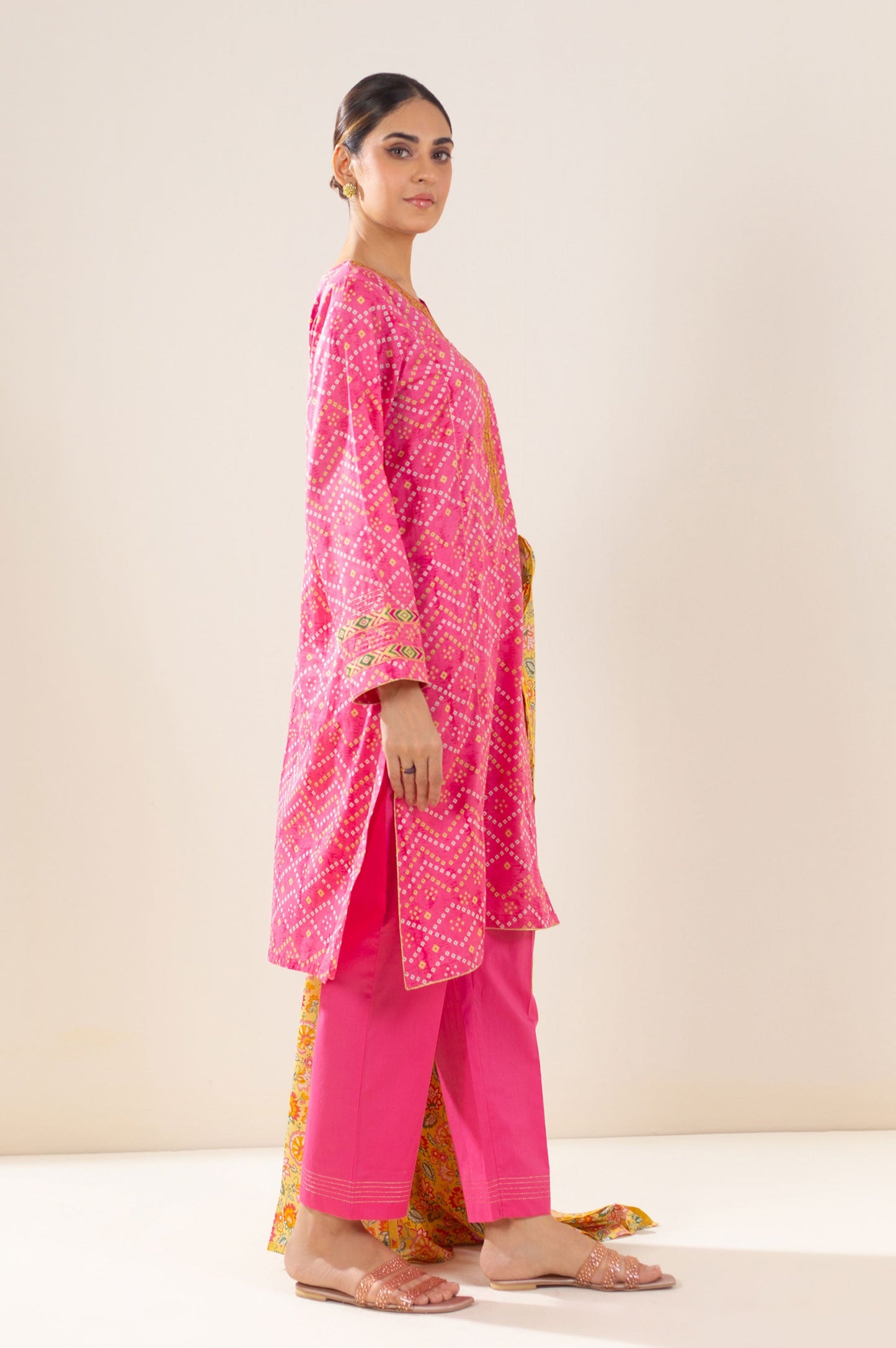 Unstitched 3 Piece Embroidered Lawn Suit