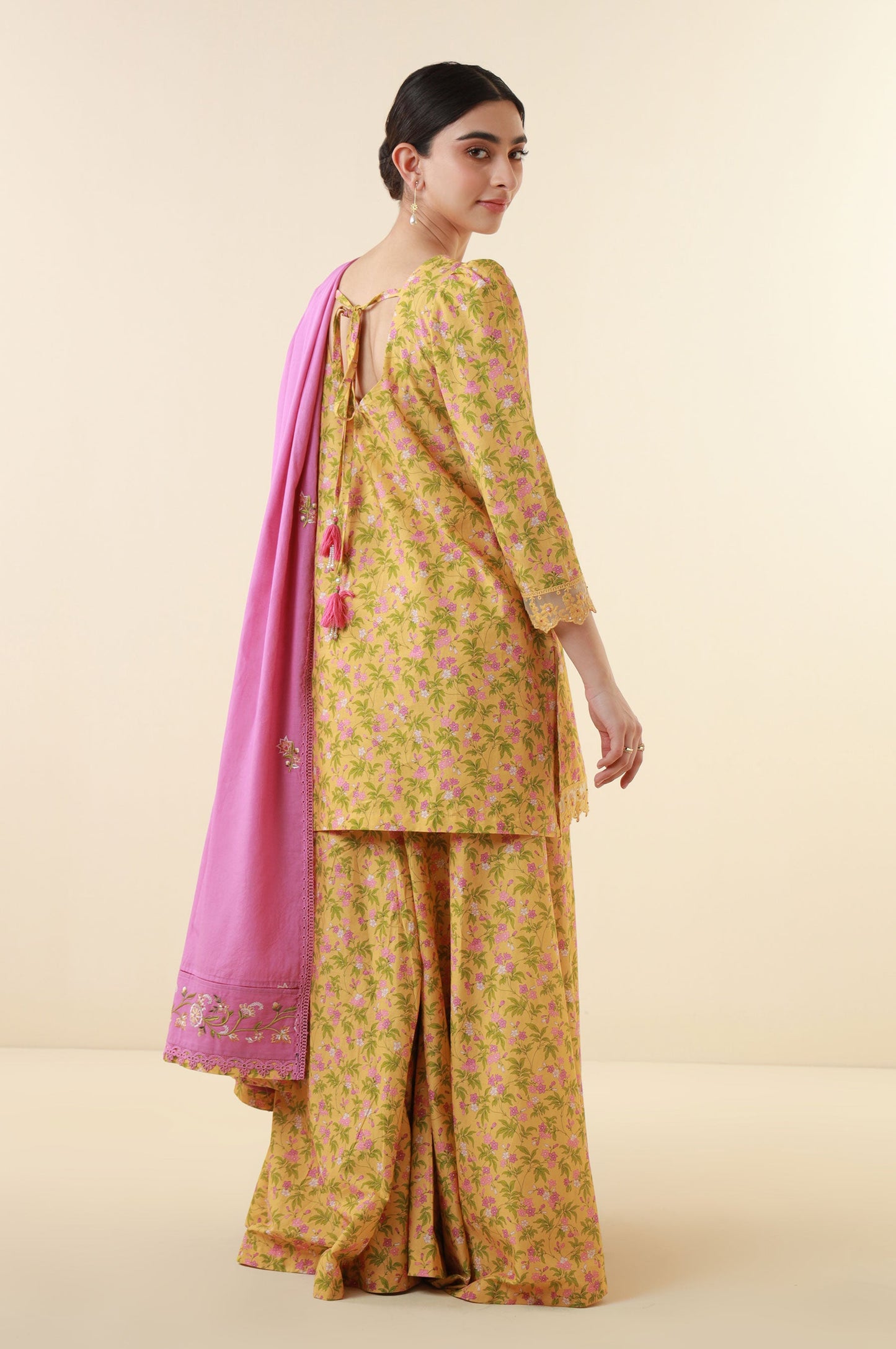 Unstitched 3 Piece Printed Lawn Suit