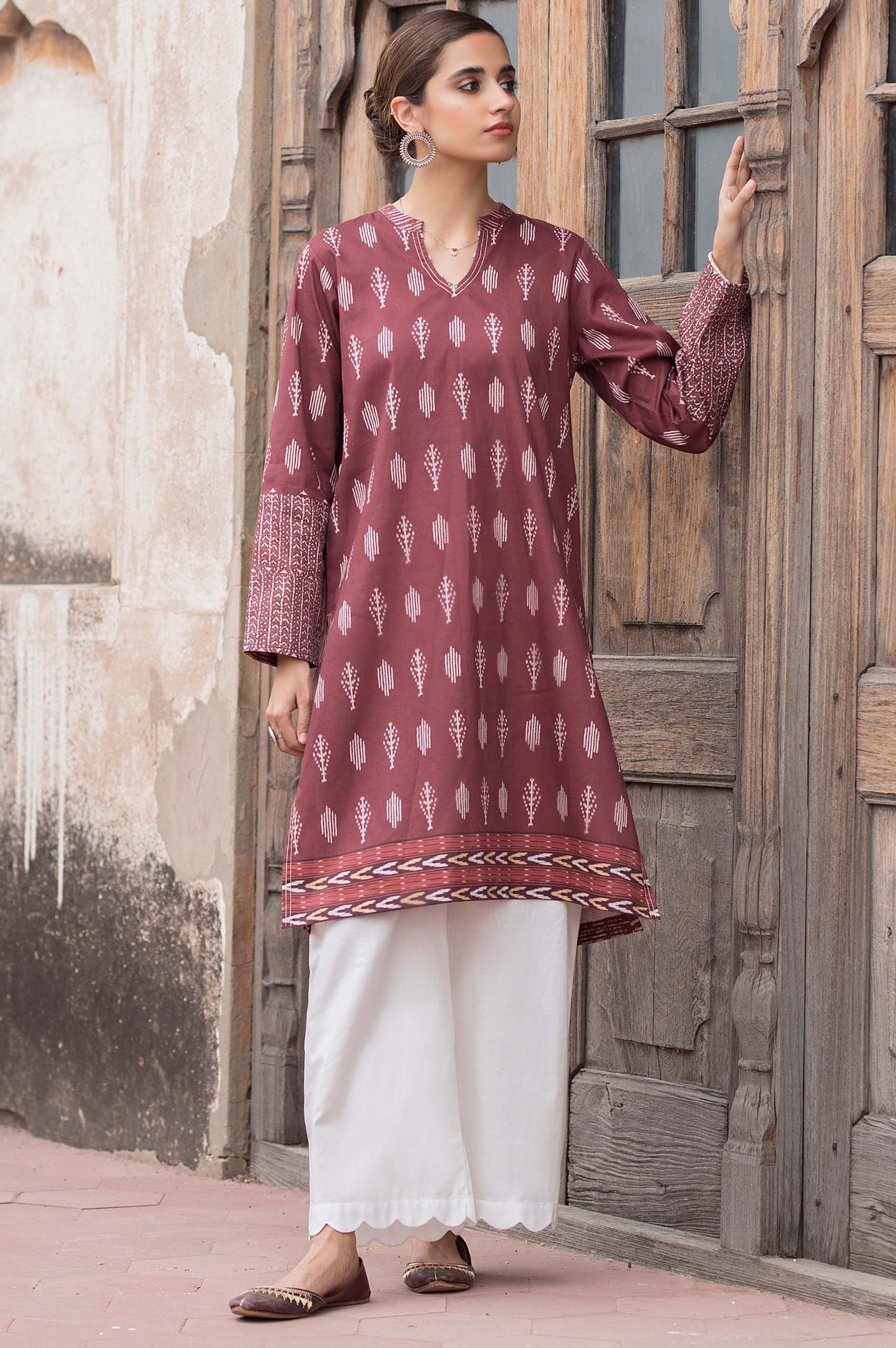 Stitched 1 Piece Digital Printed Cottel Shirt