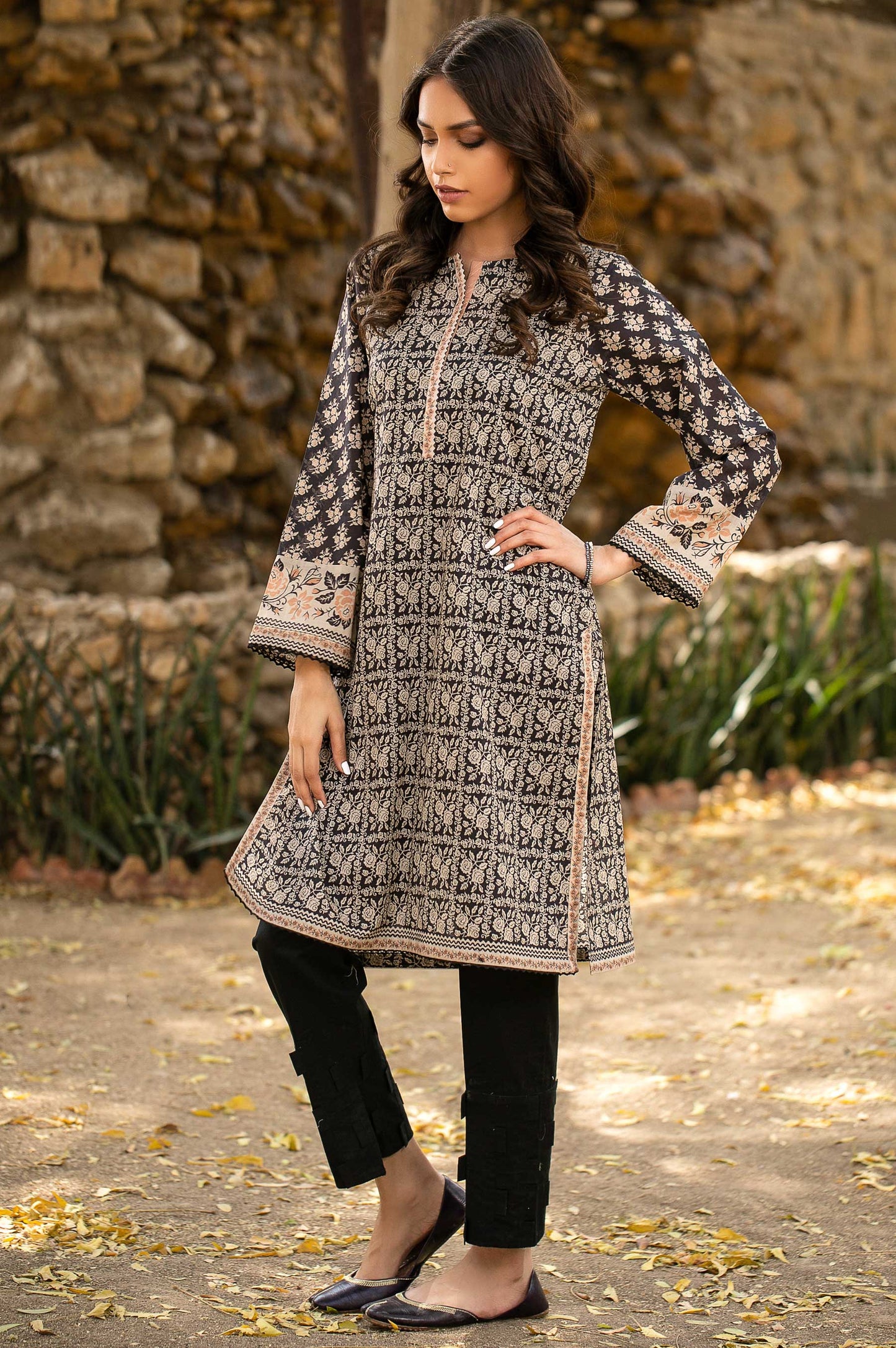 Stitched 1 Piece Printed Lawn Shirt