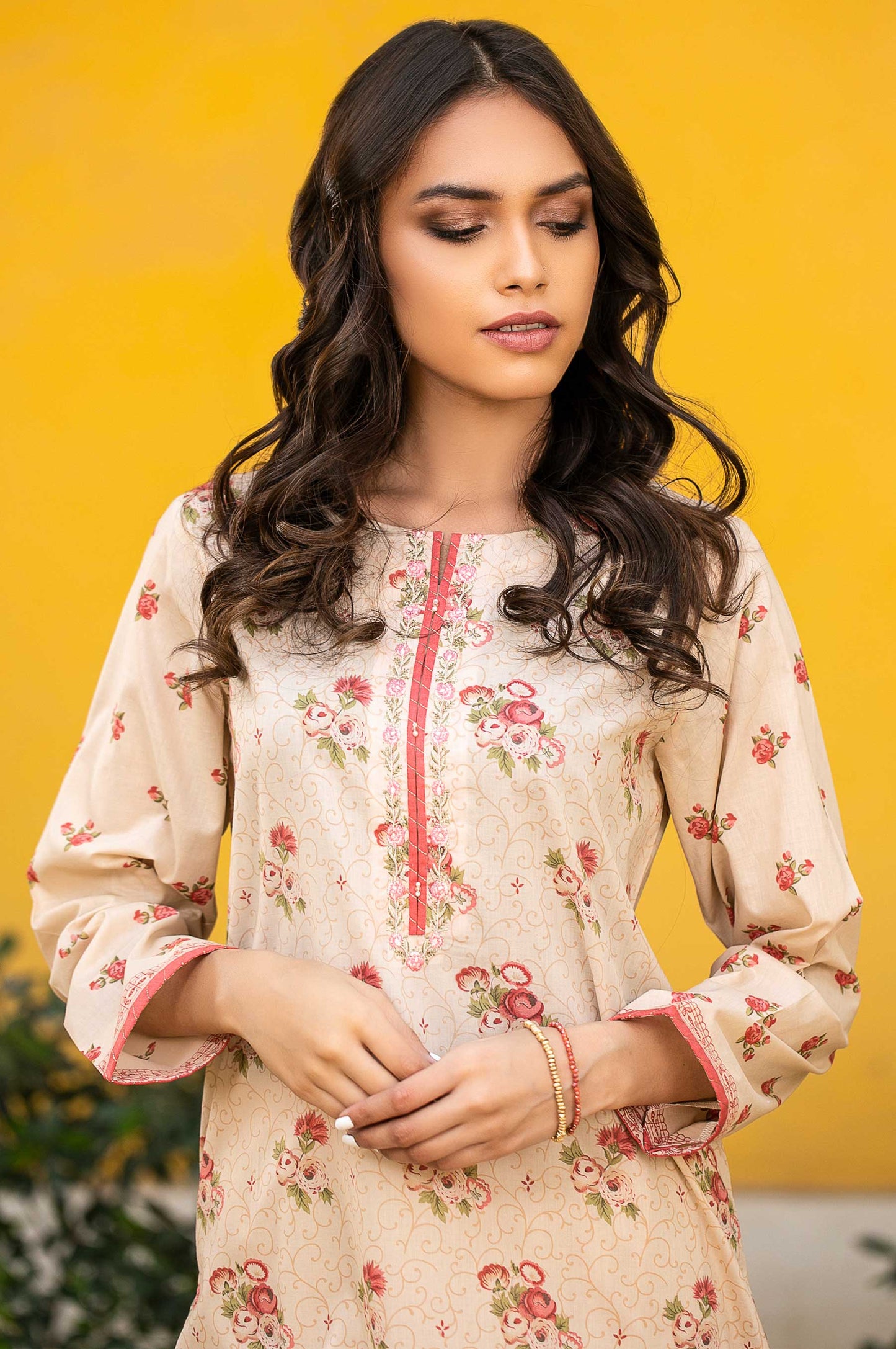 Stitched 1 Piece Embroidered Lawn Shirt