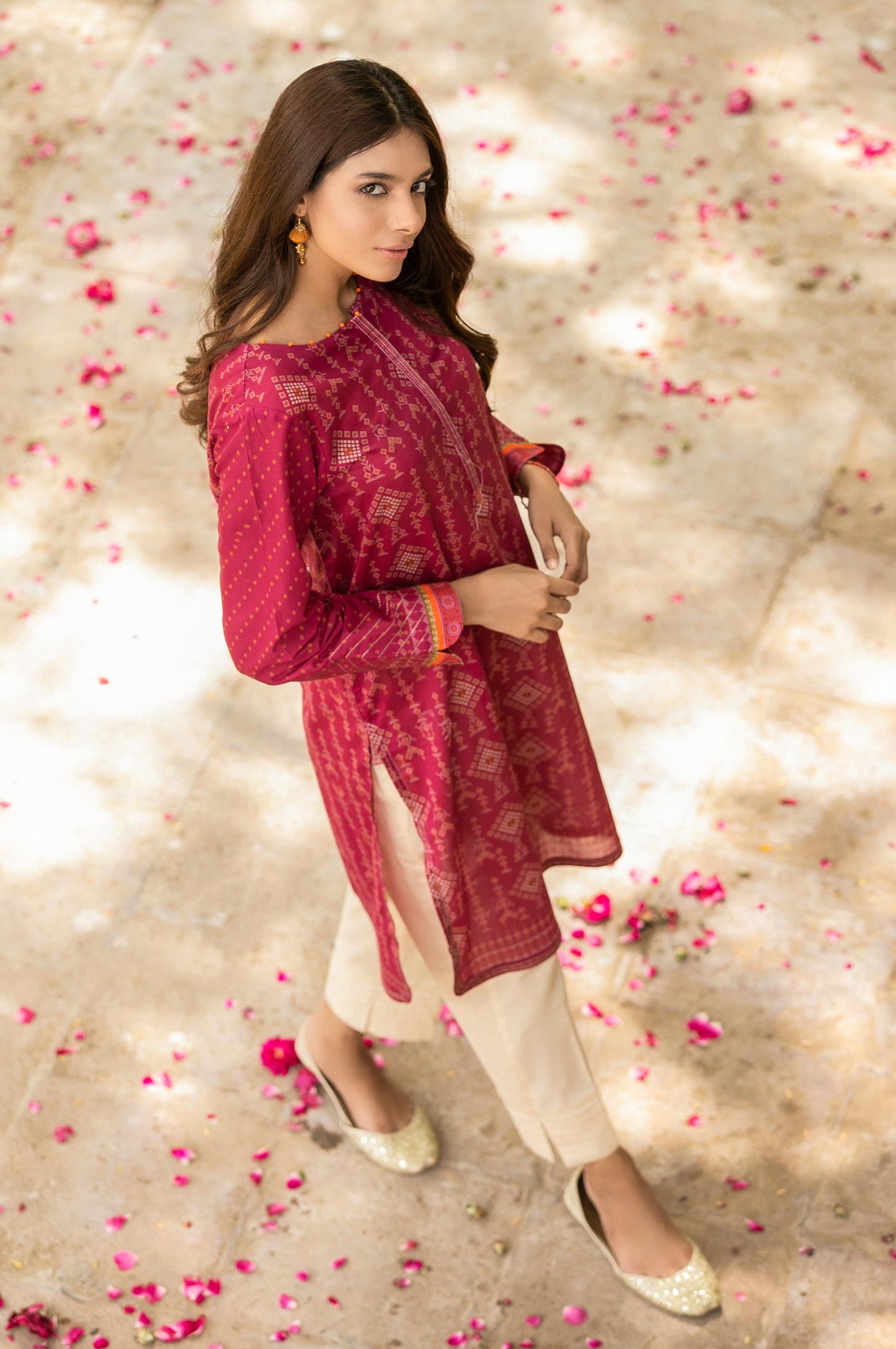 Stitched 1 Piece Digital Printed Lawn Shirt