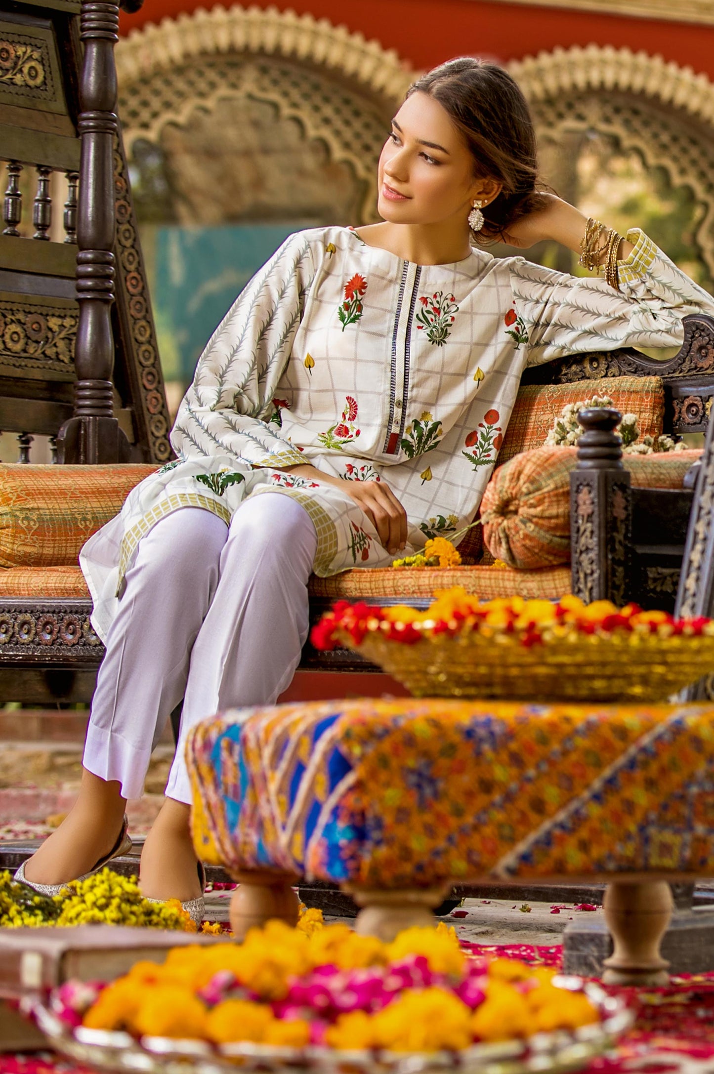 Stitched 1 Piece Digital Printed Lawn Shirt