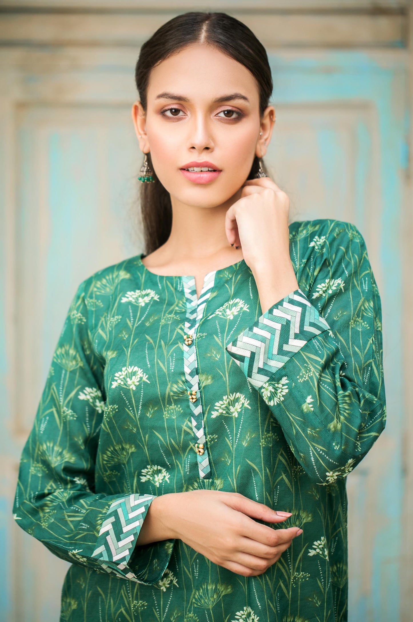 Stitched 1 Piece Digital Printed Lawn Shirt