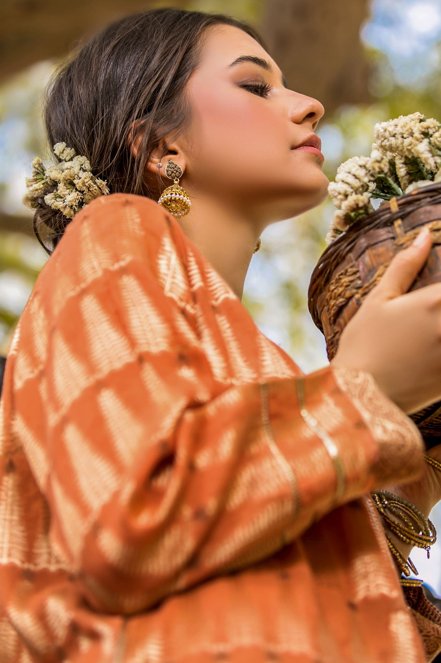 Stitched 1 Piece Mill Dyed Jacqauard Shirt