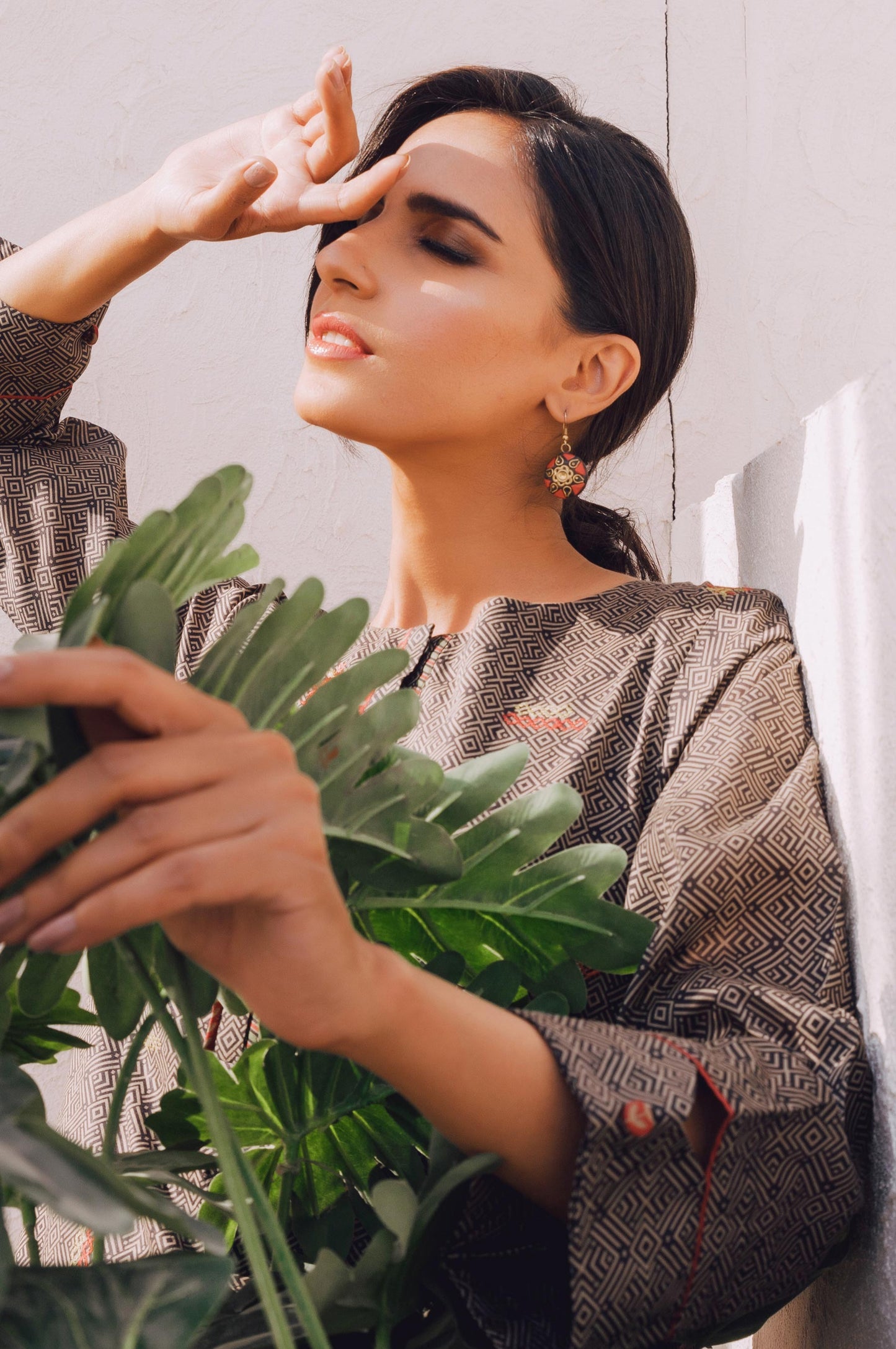 Stitched 1 Piece Embroidered Lawn Shirt