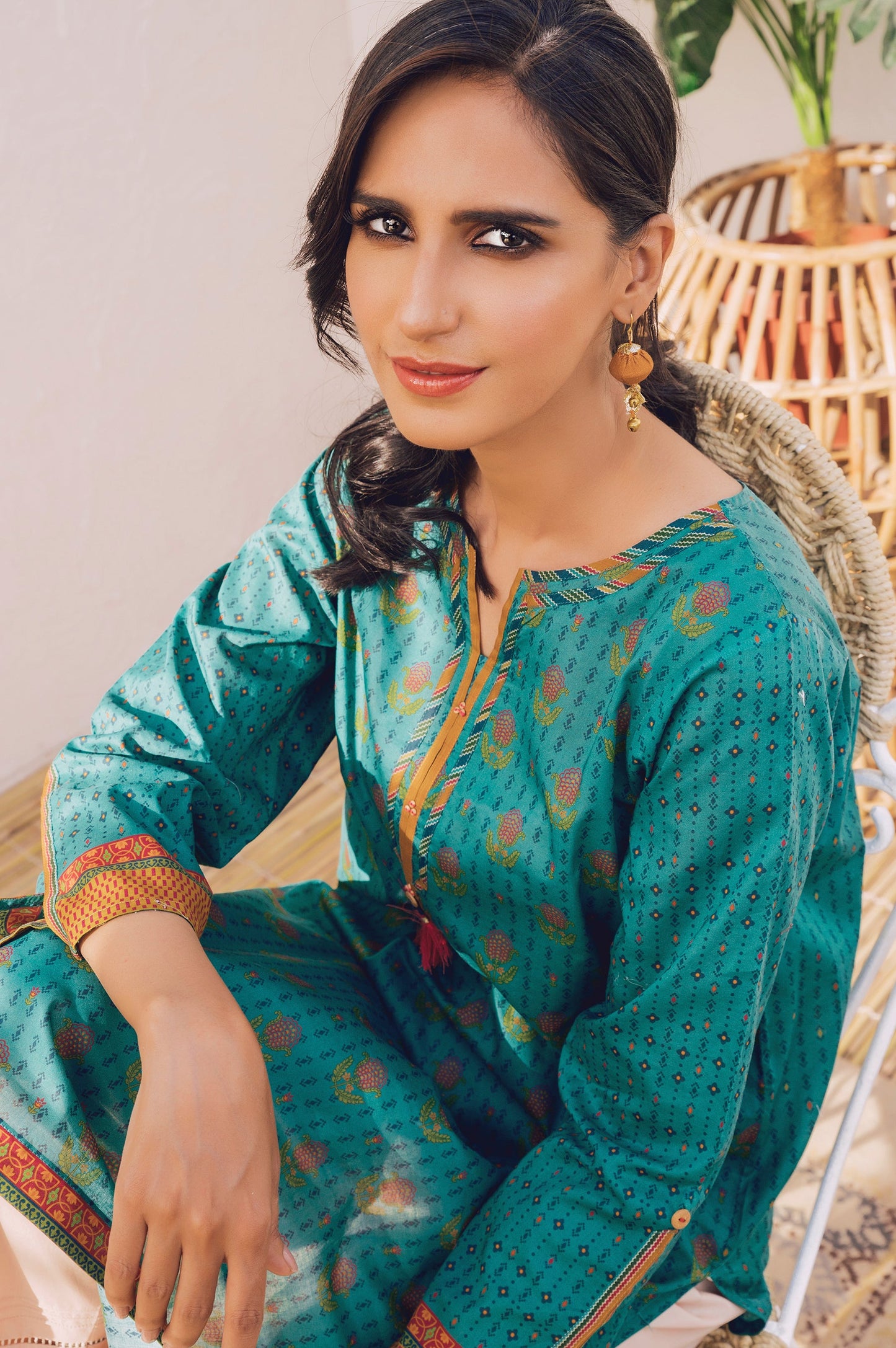 Stitched 1 Piece Digital Printed Lawn Shirt