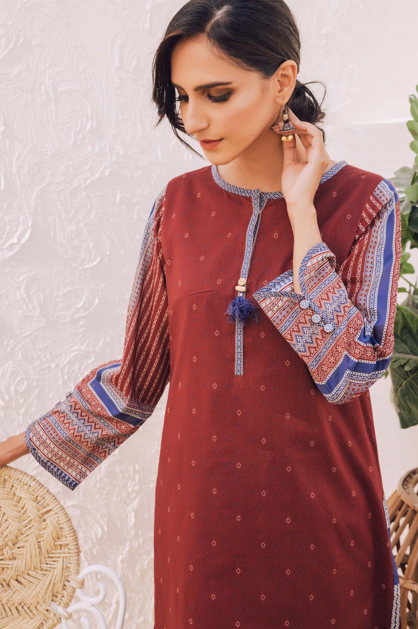 Stitched 1 Piece Digital Printed Doria Lawn Shirt