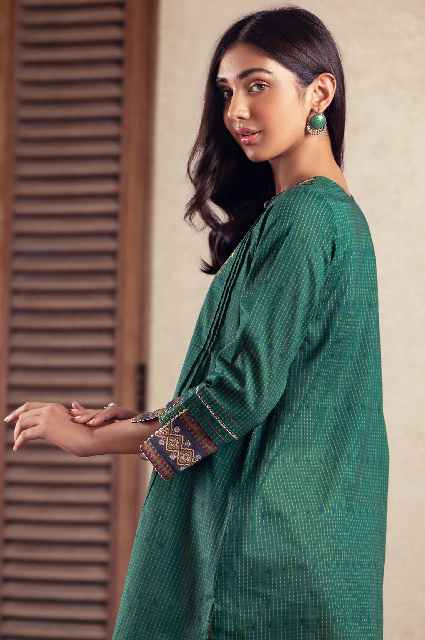 Stitched 1 Piece Embroidered Lawn Shirt