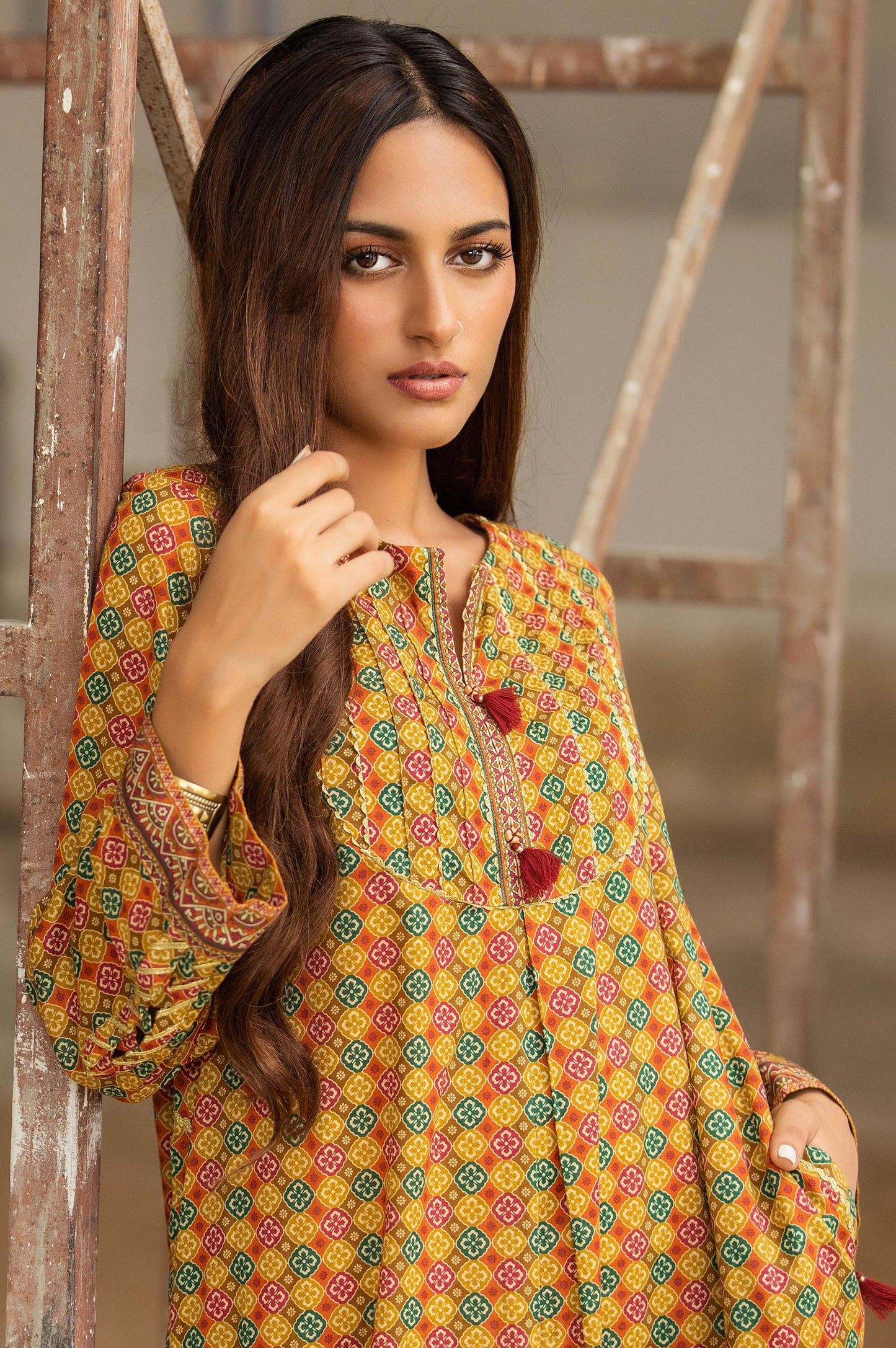 Stitched 1 Piece Digital Printed Lawn Shirt