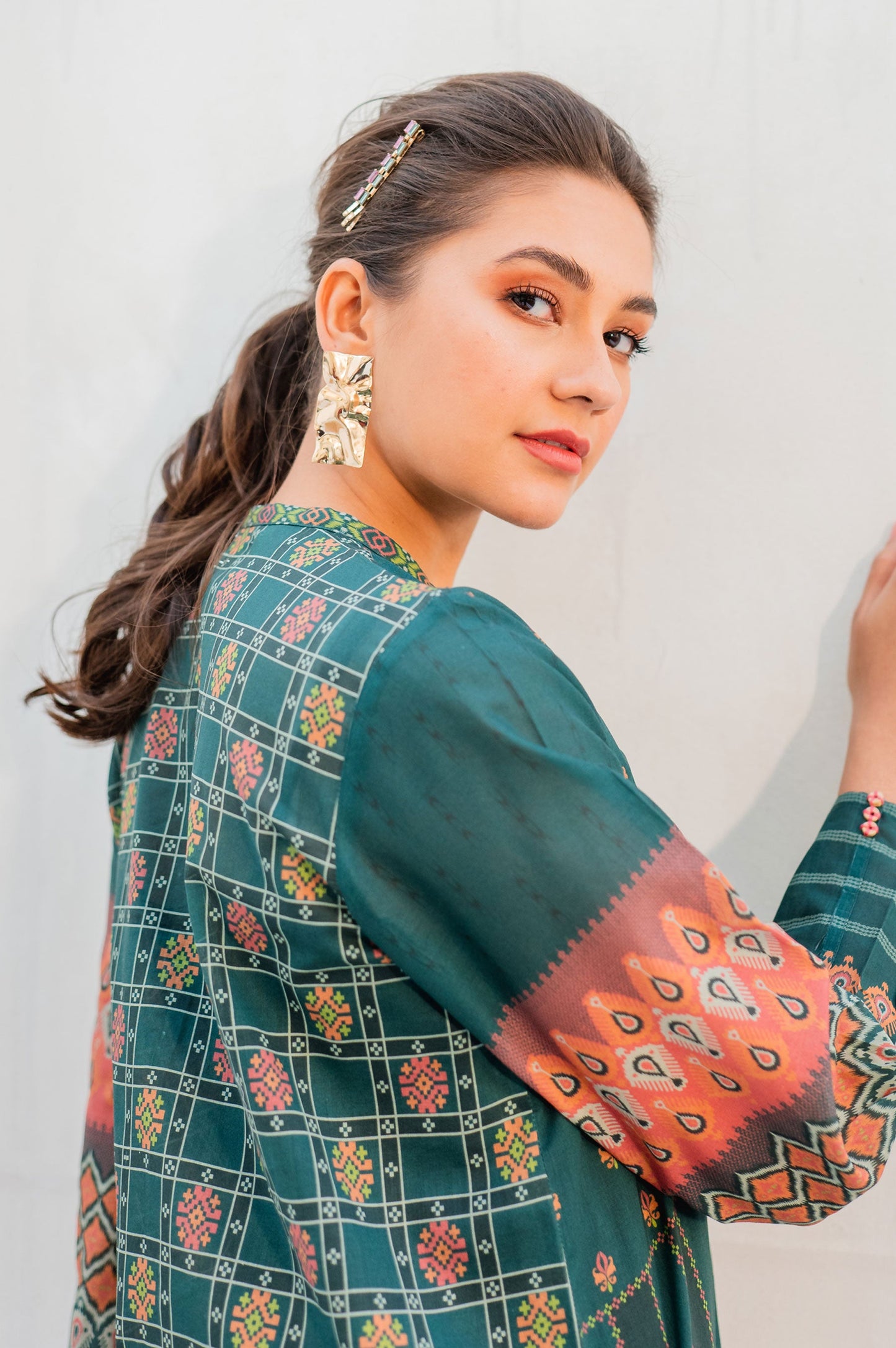 Stitched 1 Piece Digital Printed Lawn Shirt