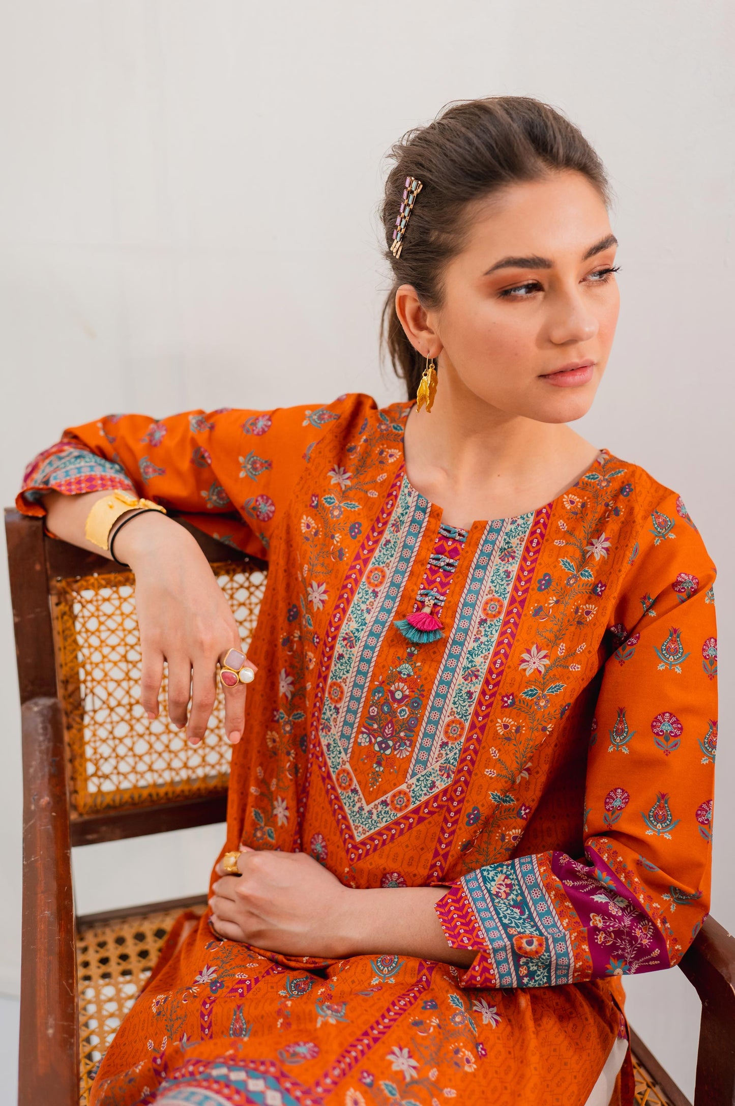 Stitched 1 Piece Digital Printed Lawn Shirt