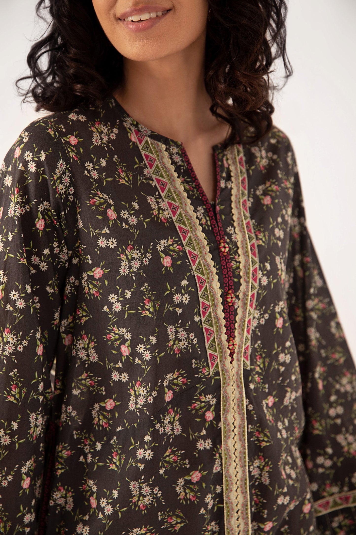 Stitched 1 Piece Digital Printed Lawn Shirt