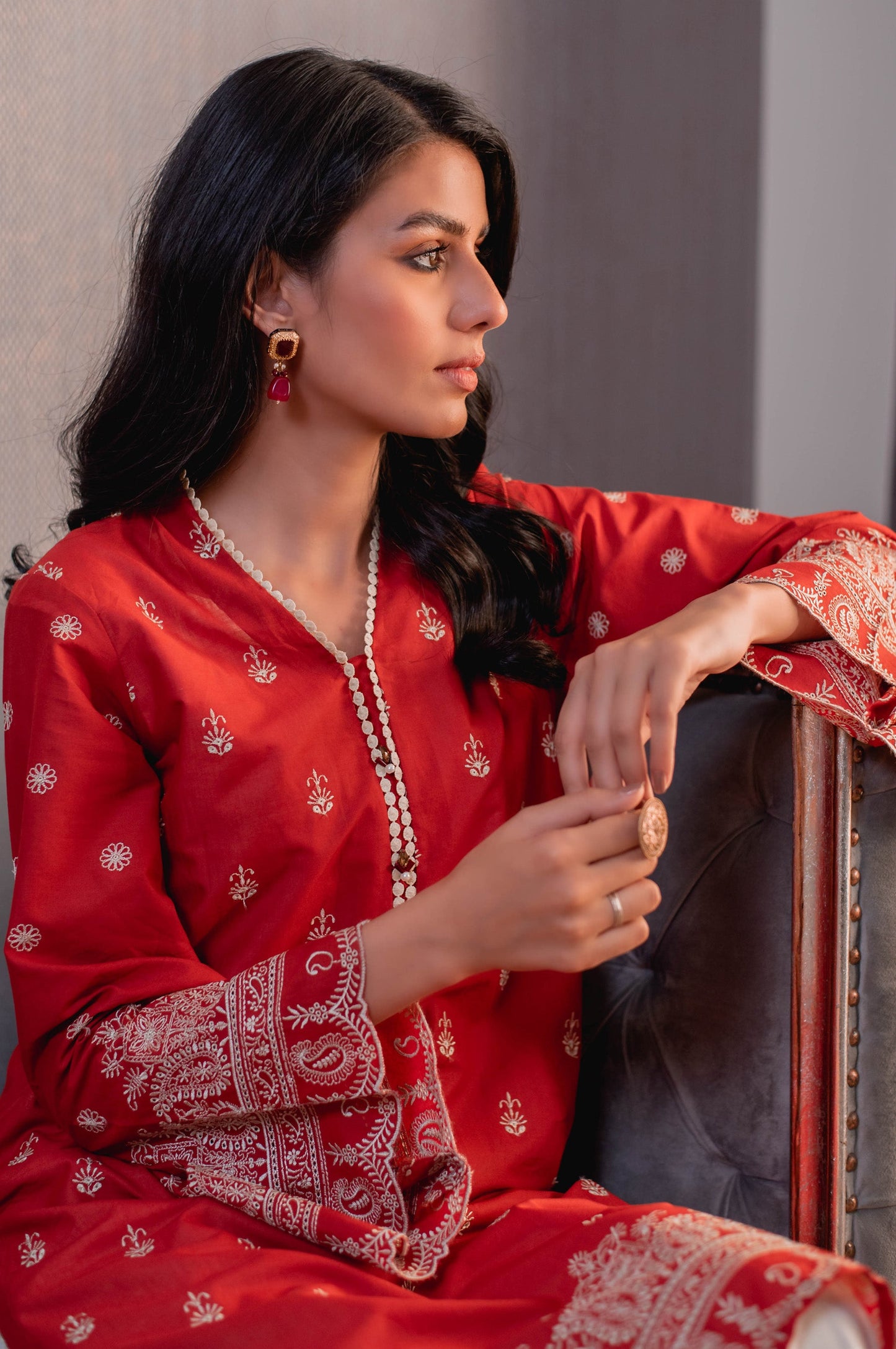 Stitched 1 Piece Chikankari Lawn Shirt