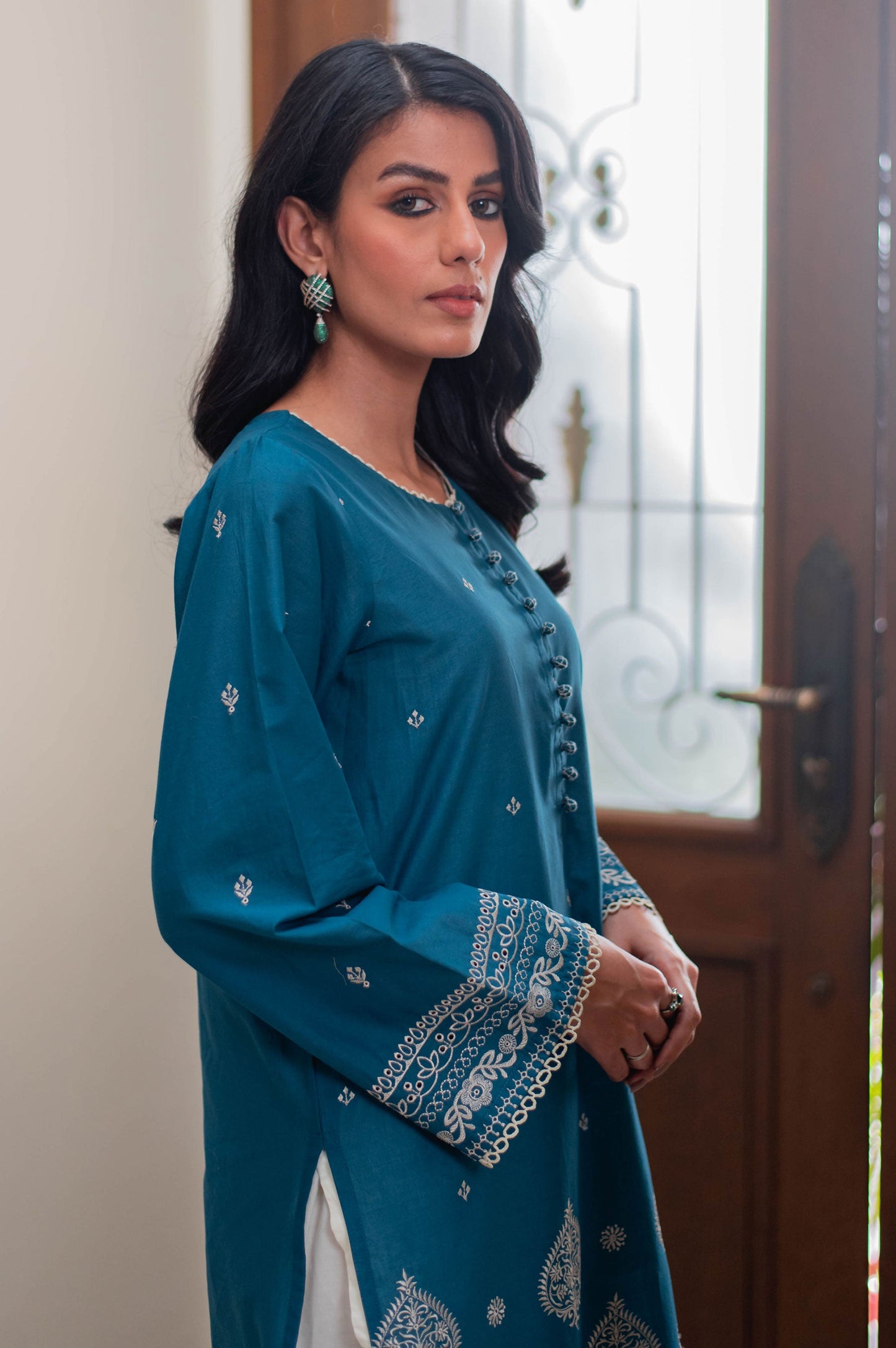 Stitched 1 Piece Chikankari Lawn Shirt