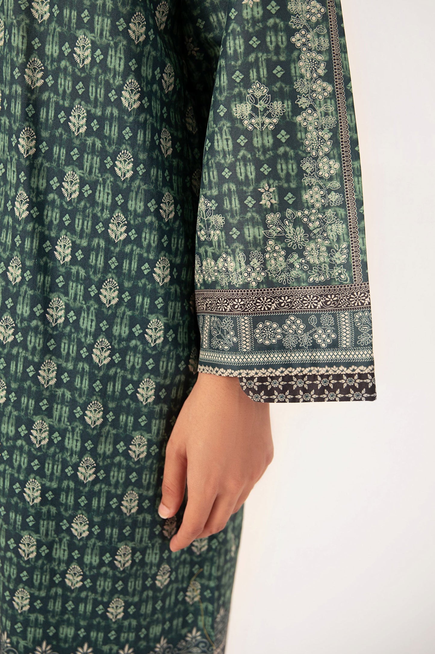 Stitched 1 Piece Digital Printed Lawn Shirt