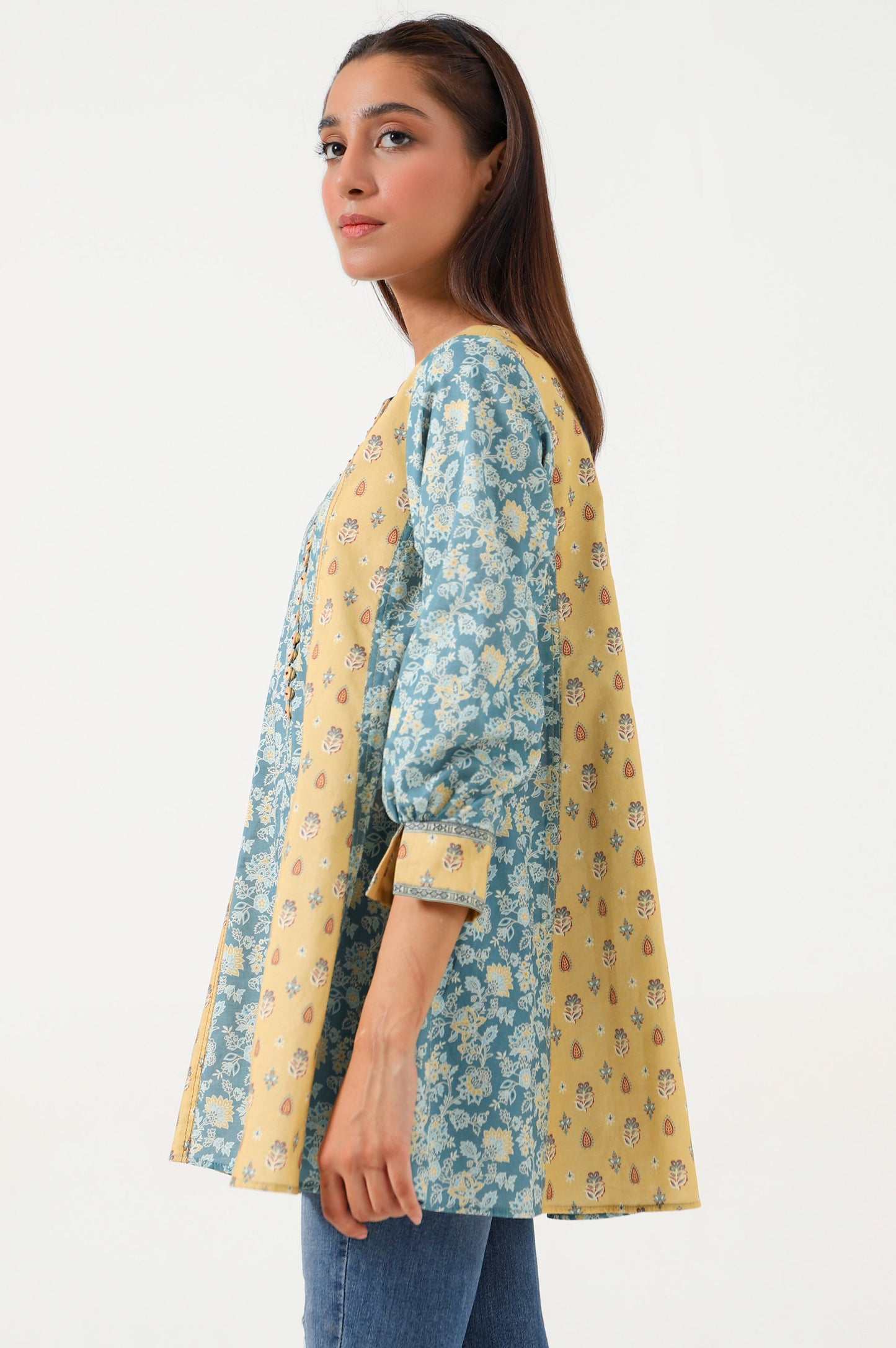 Stitched 1 Piece Digital Printed Lawn Shirt