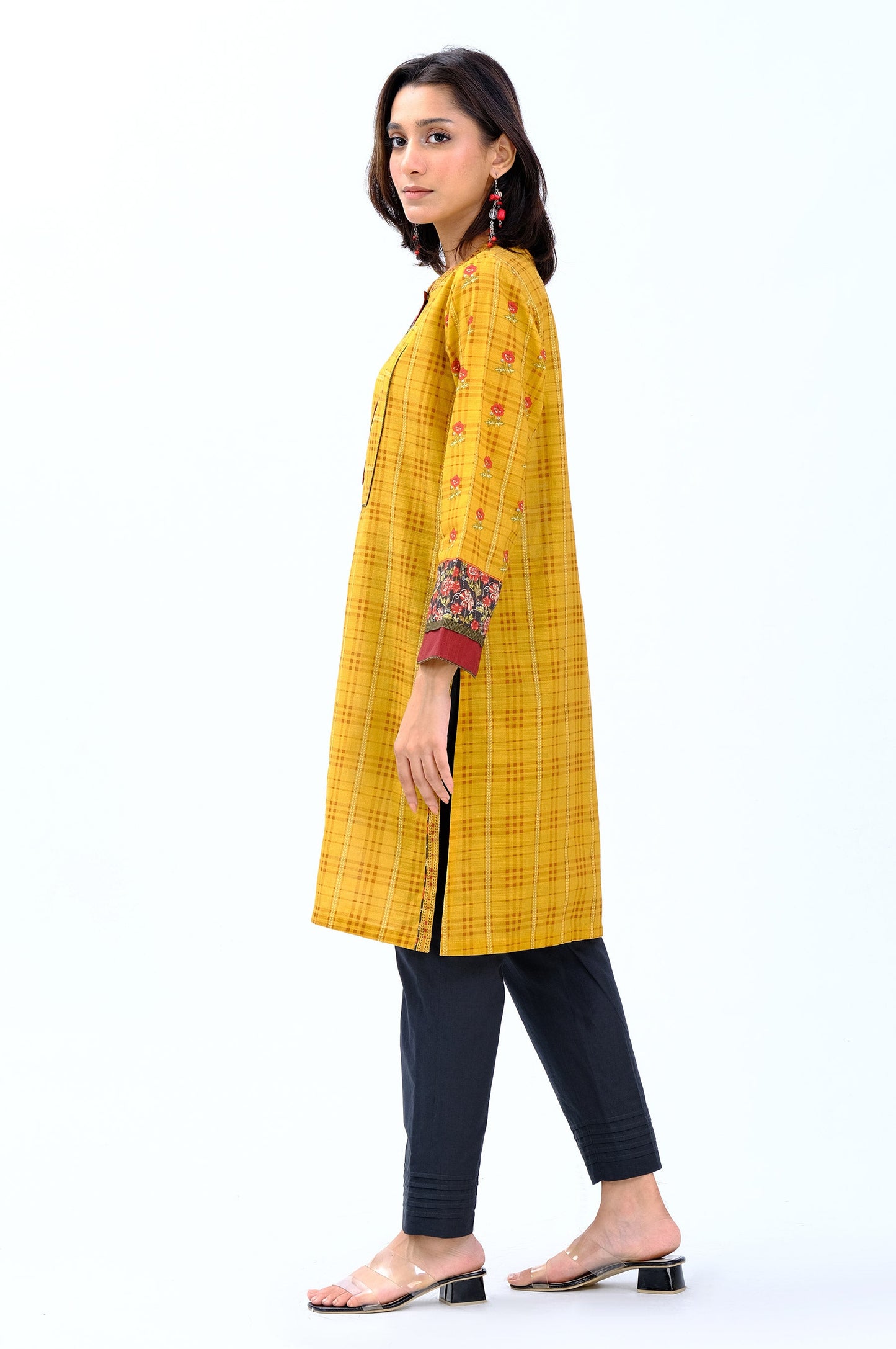 Stitched 1 Piece Digital Printed Khaddar Shirt