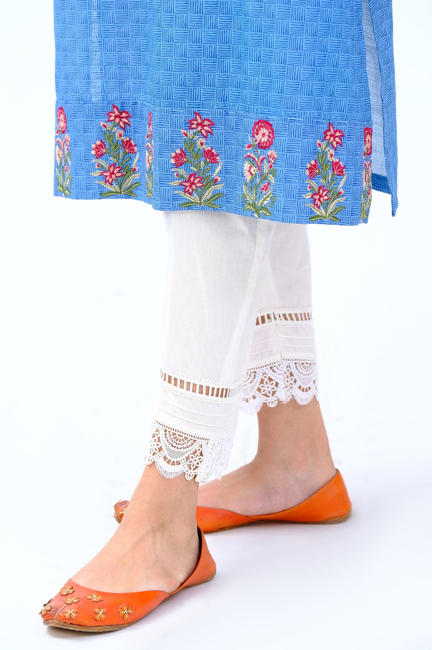 Stitched 1 Piece Embroidered Khaddar Shirt