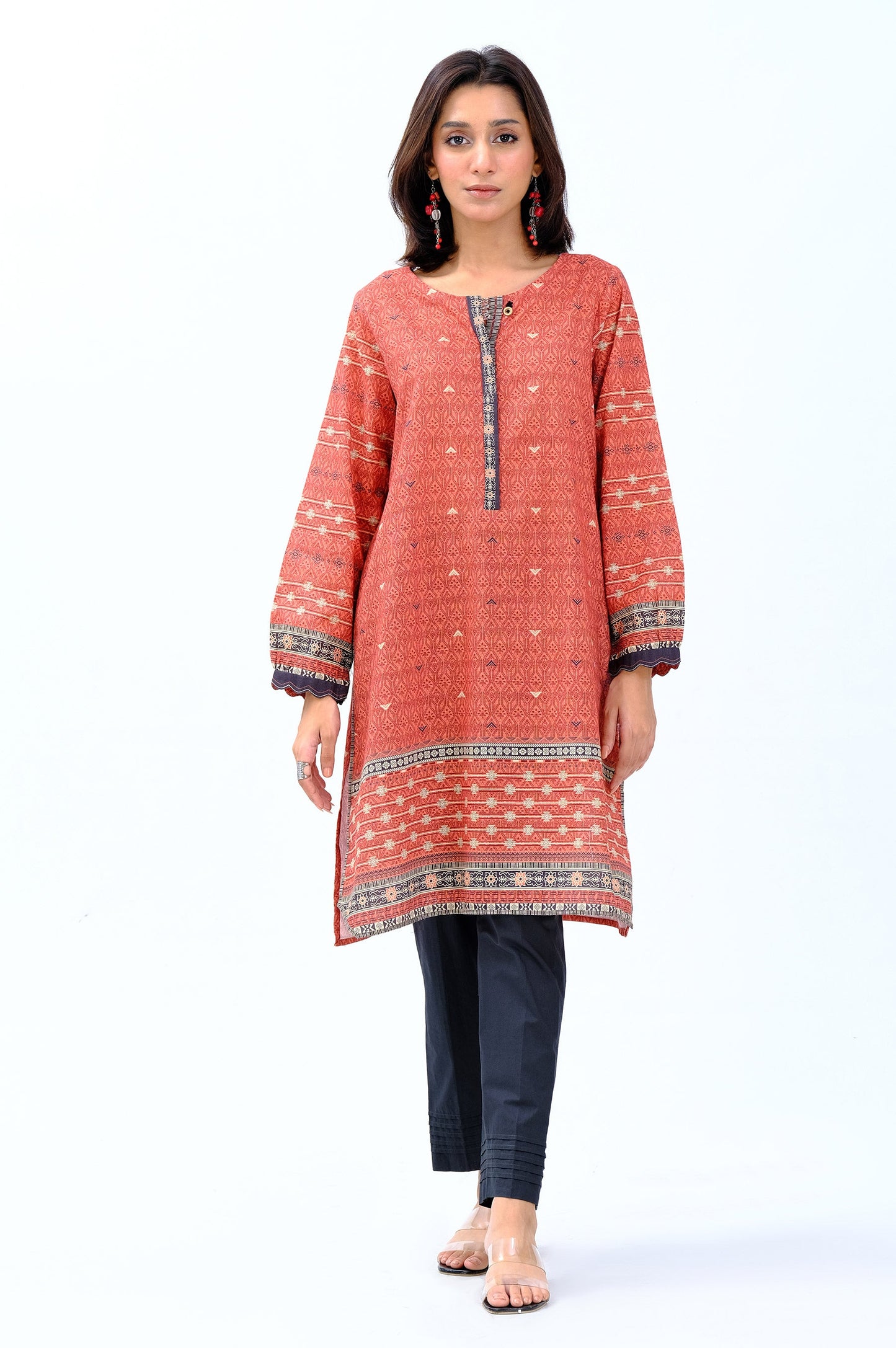 Stitched 1 Piece Digital Printed Cottel Shirt