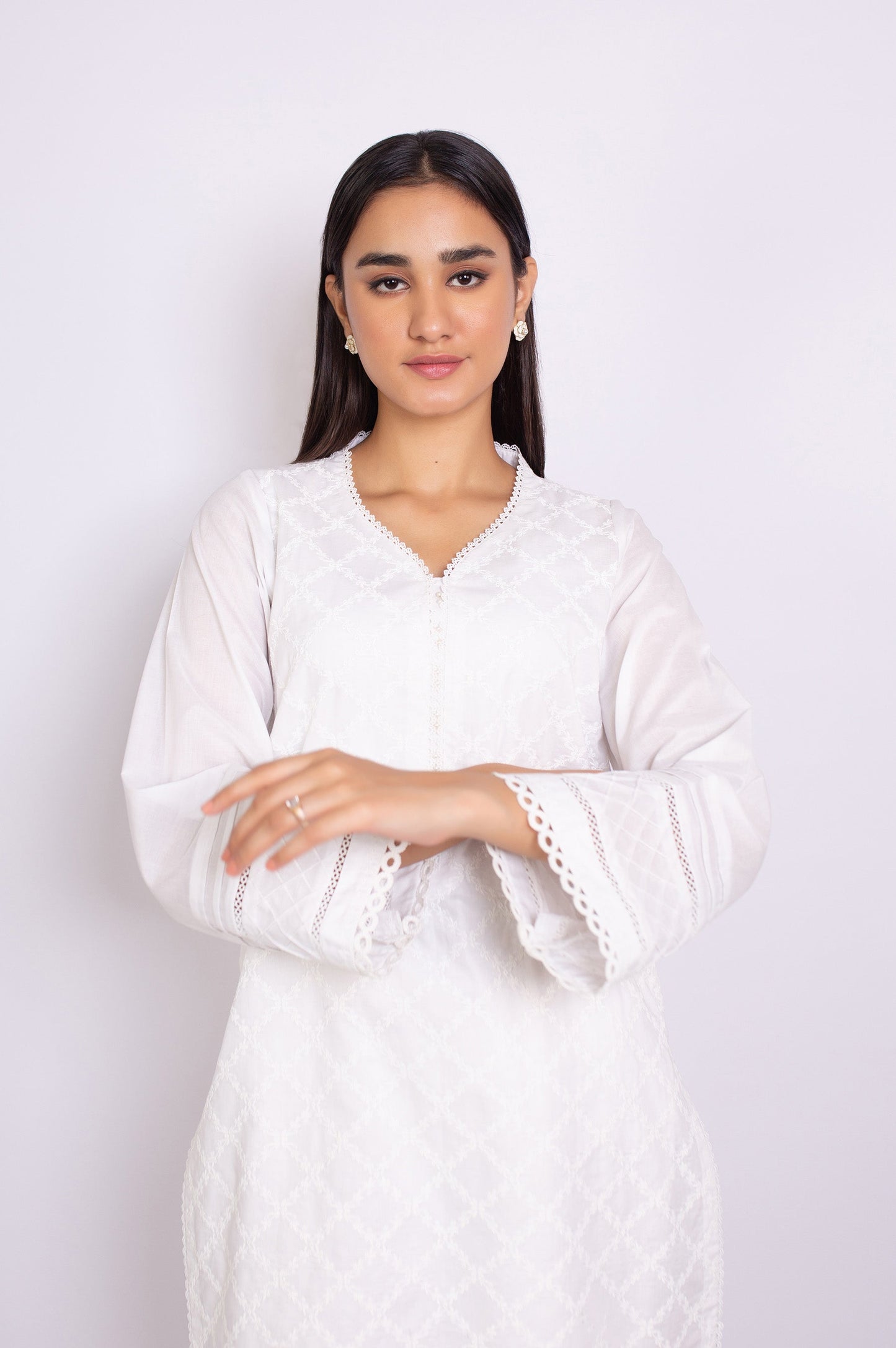 Stitched 1 Piece Chikankari Shirt