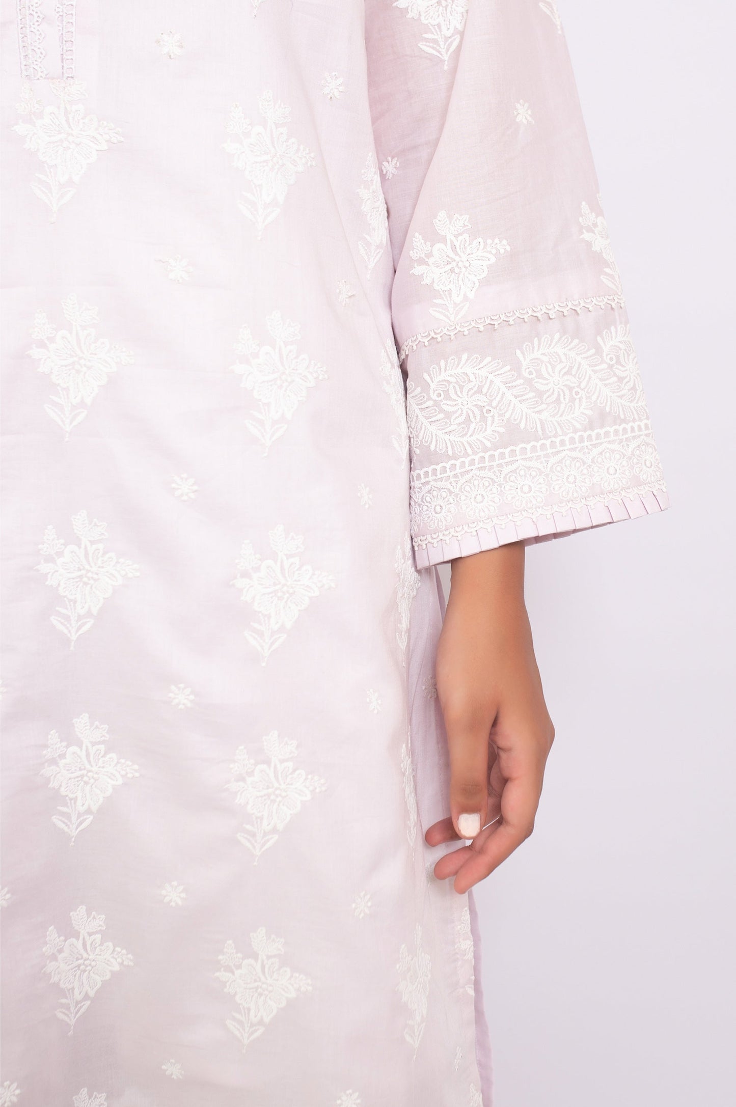 Stitched 1 Piece Chikankari Shirt