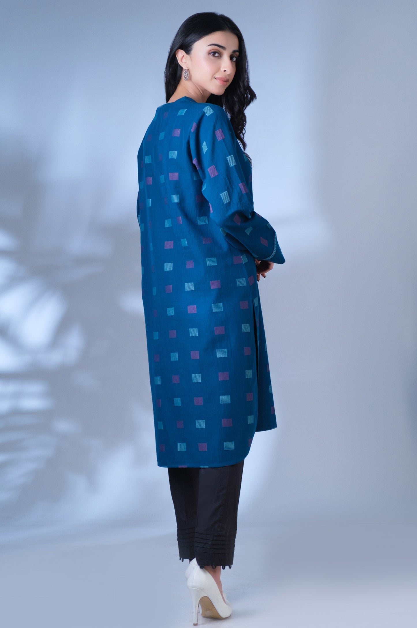 Stitched 1 Piece Jacquard Shirt