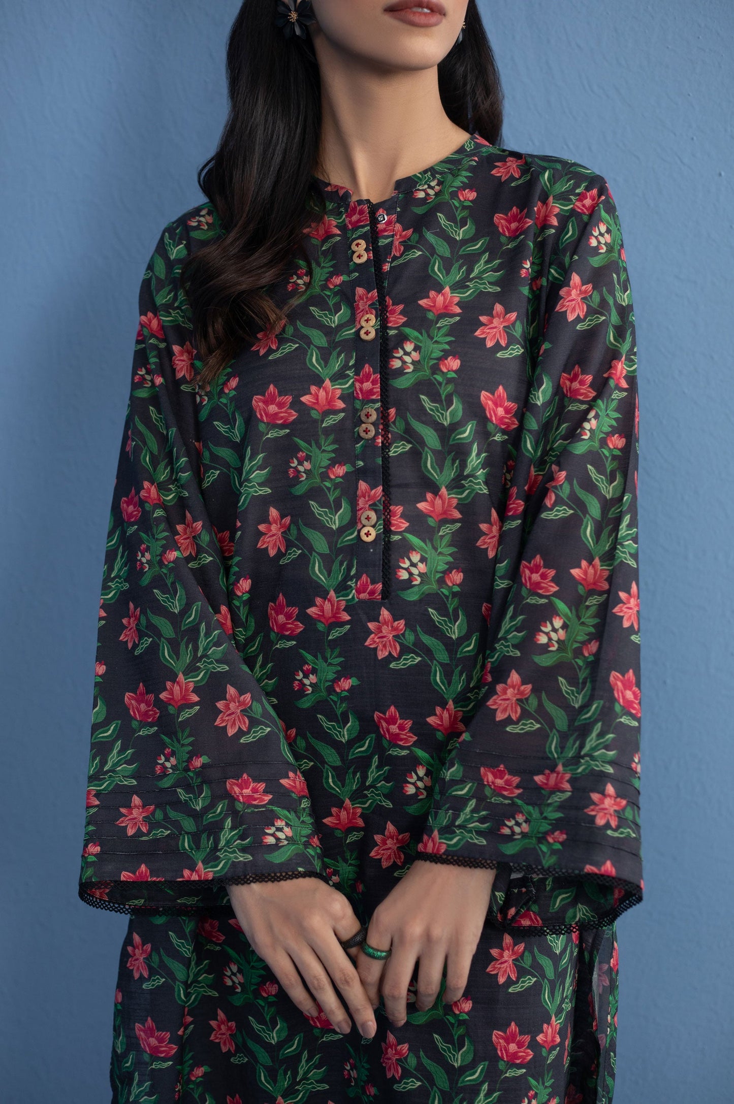 Stitched 1 Piece Printed Cottle Shirt