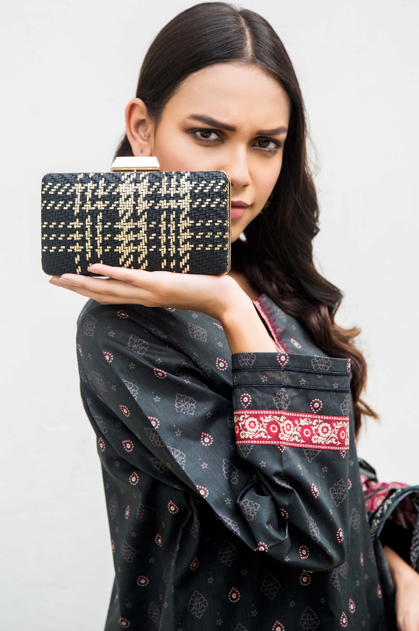 Stitched 2 Piece Printed Cambric Suit