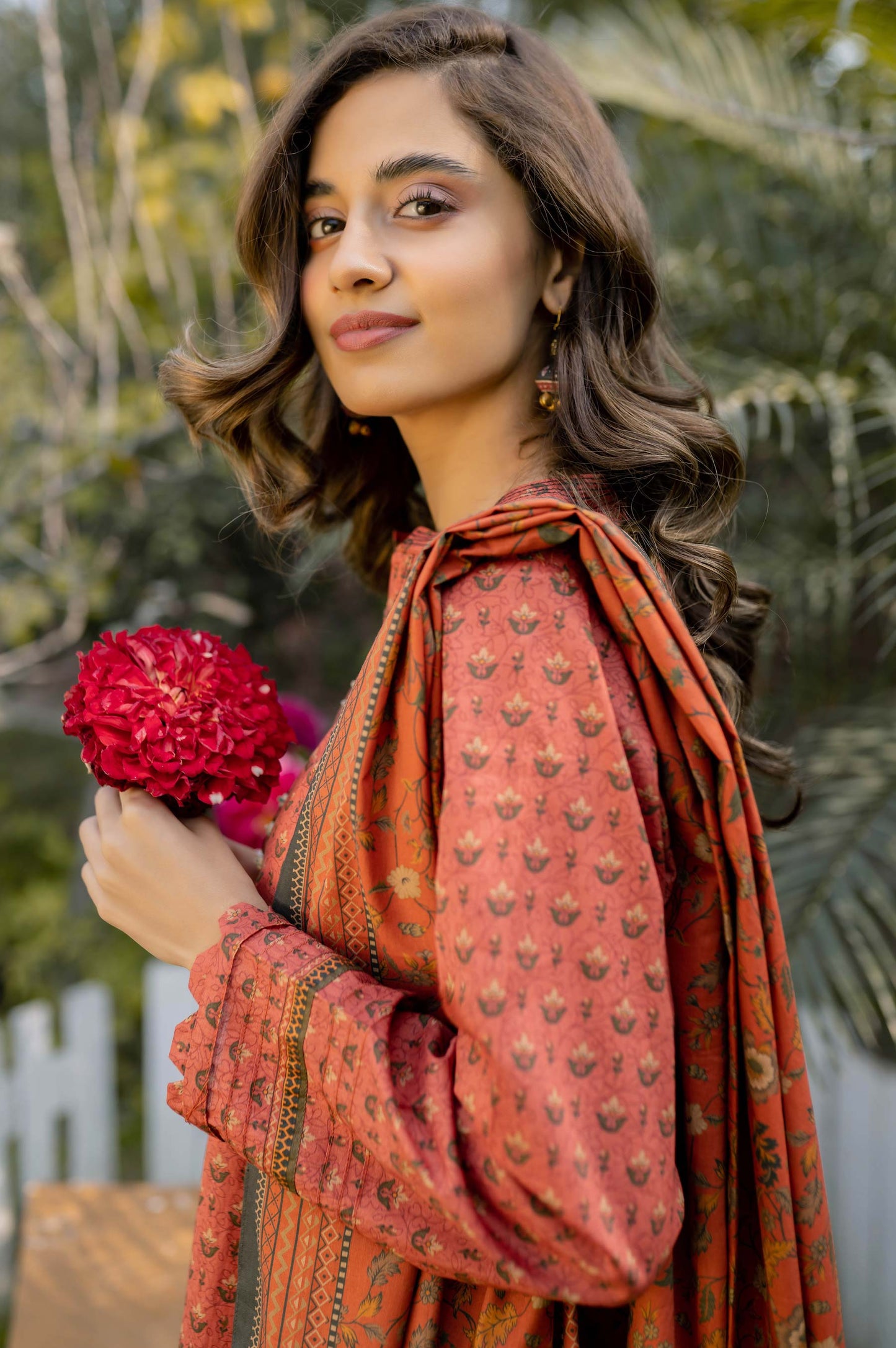 Stitched 2 Piece Printed Lawn Suit with Printed Lawn Dupatta