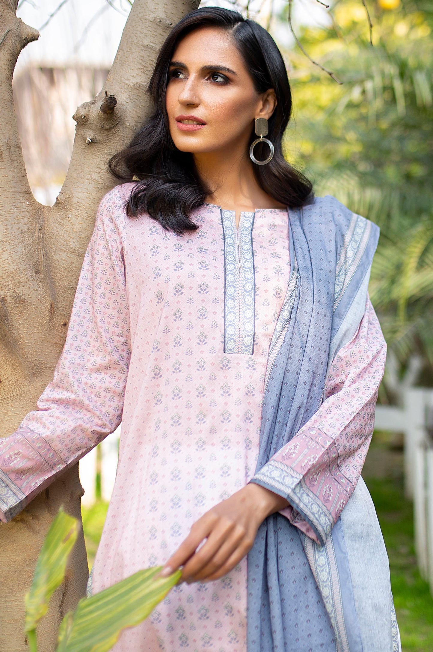 Stitched 2 Piece Printed Lawn Suit