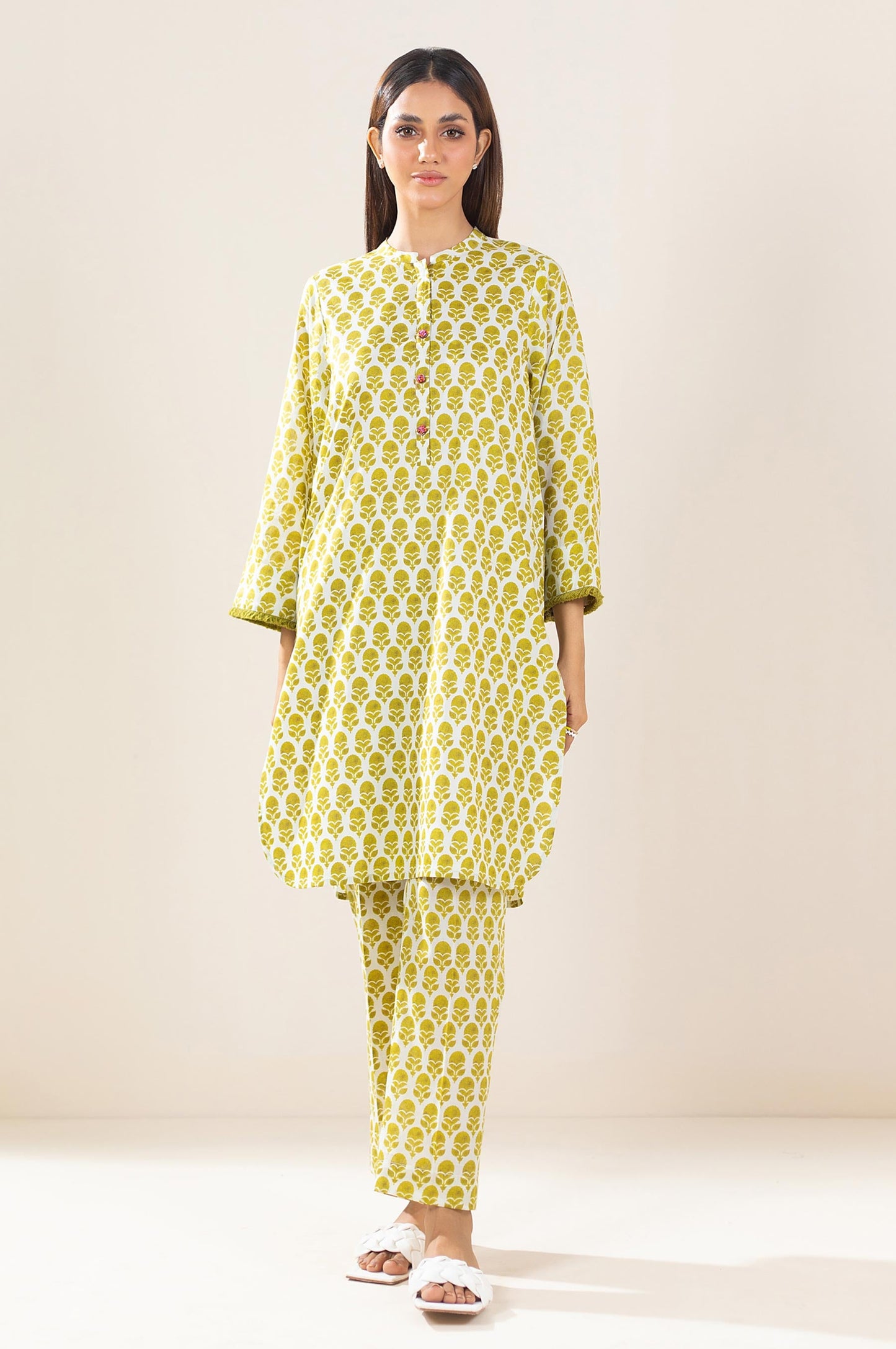 Stitched 2 Piece Printed Lawn Suit