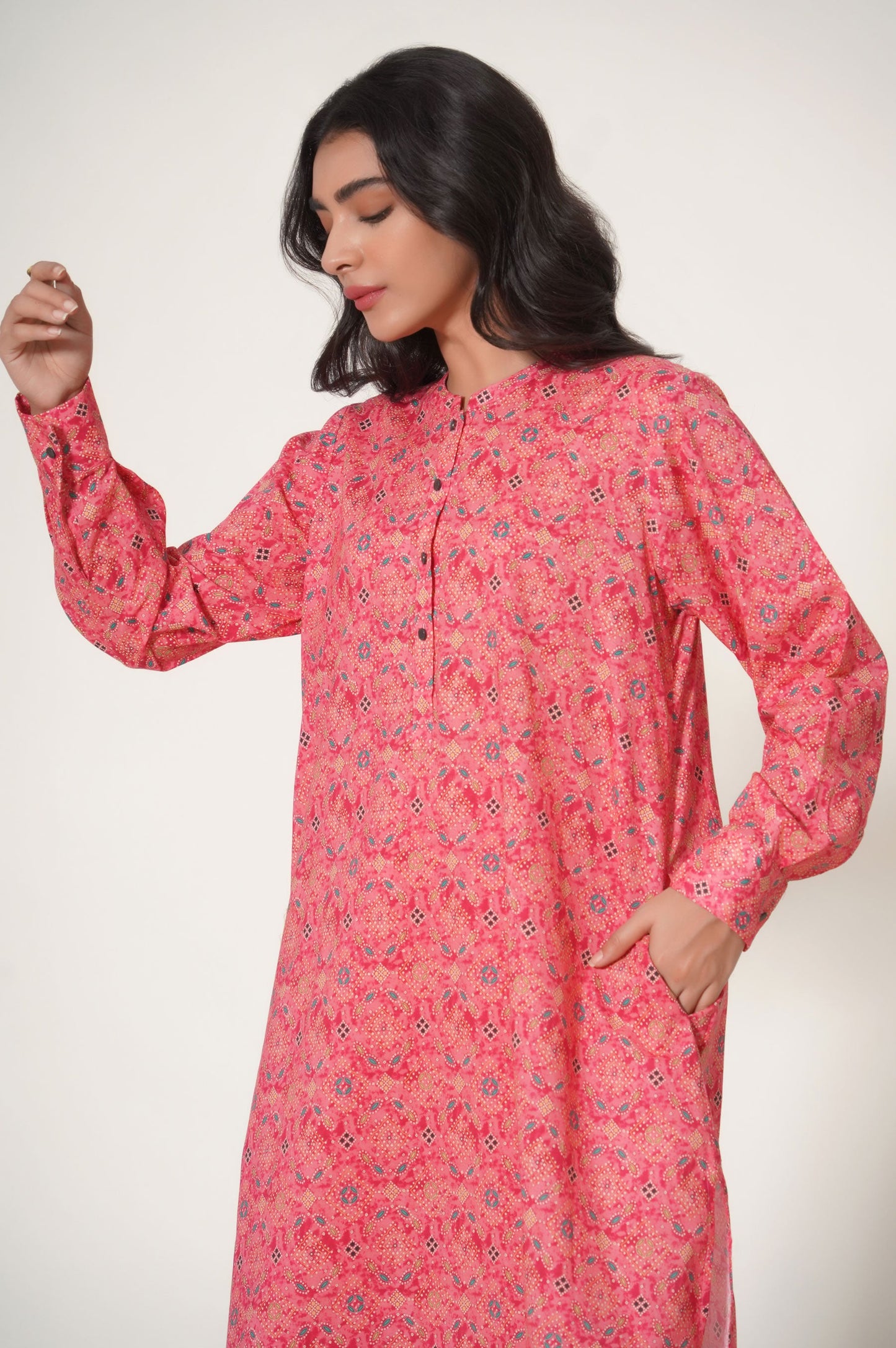 Stitched 2 Piece Cambric Suit